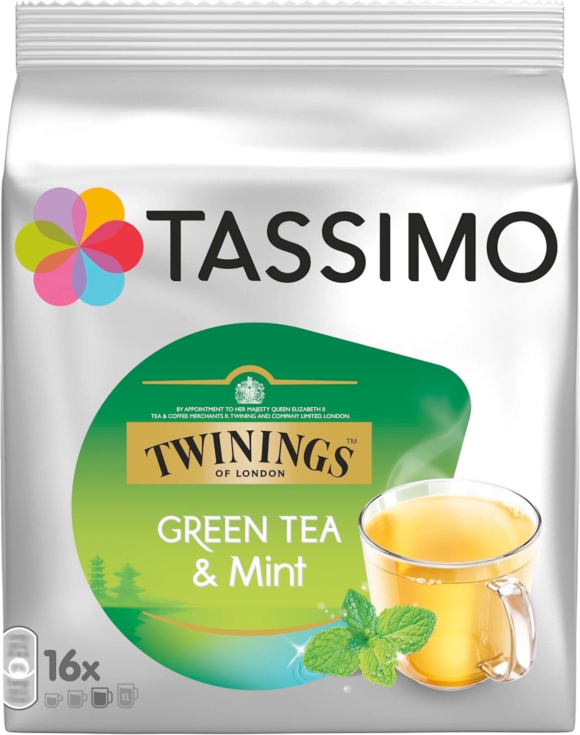 Twinings Green Tea & Mint, 16 T-discs