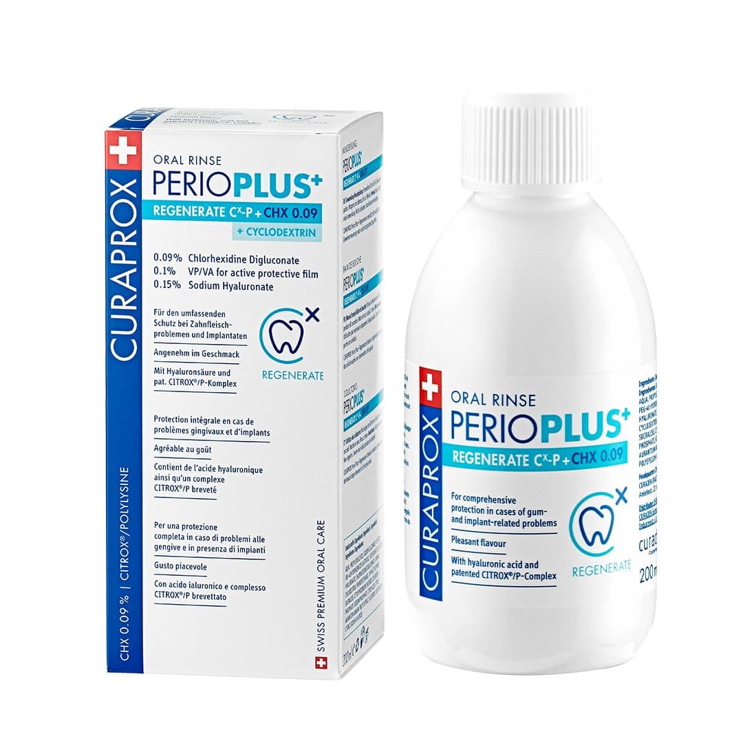 Perio Plus Regenerate Mouthwash | 0.09% Chlorhexidine for Advanced Oral Care – 200ml