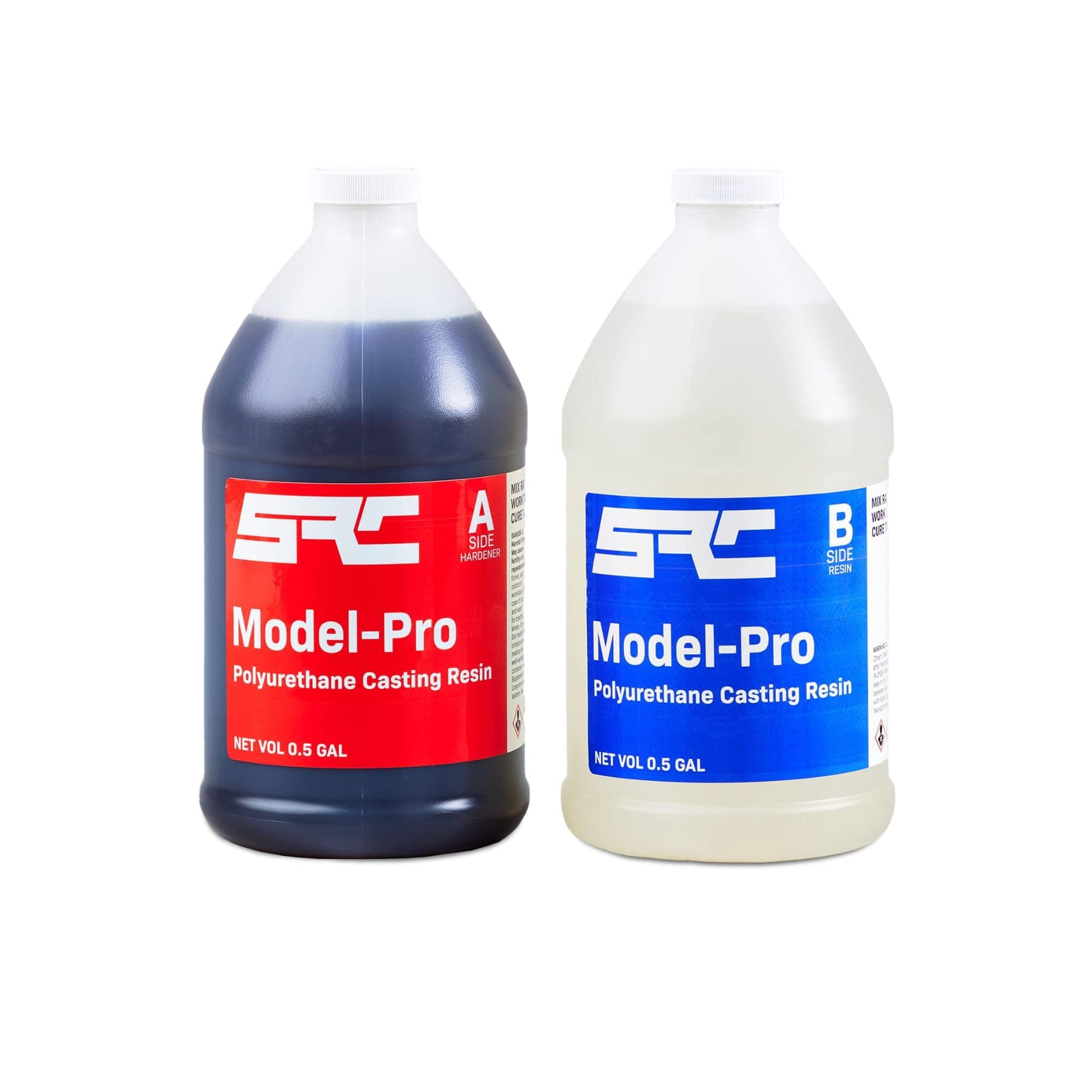 Model-Pro 1 Gal (0.5-Gal Part A + 0.5-Gal Part B) 2-Part Polyurethane Casting Resin Kit, Low-Viscosity and Odorless, Ideal for Casting Models, Prototypes, Figurines, Art and Craft Projects