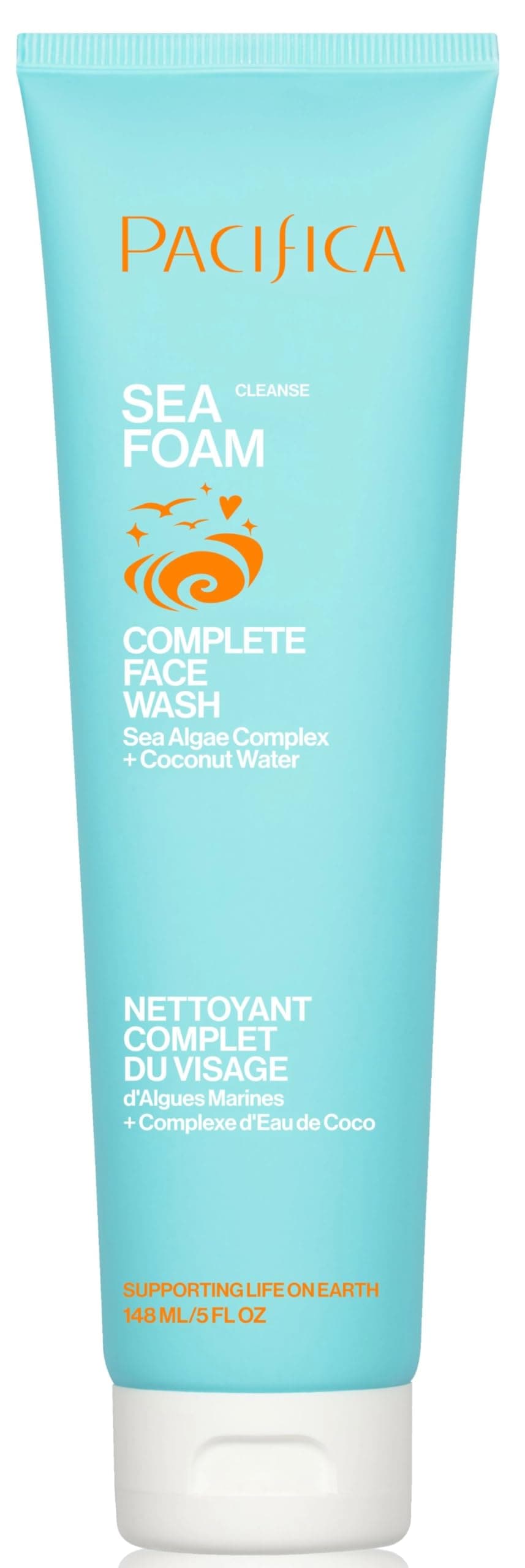 Pacifica Sea Foam Complete Face Wash For Unisex 5 Oz Cleanser, 147 Millilitre, Multi, 147ml