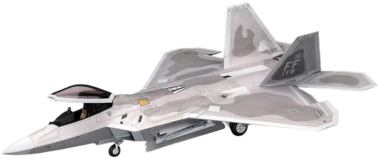 ハセガワ Hasegawa 1:48 Scale F-22 Raptor Model Kit