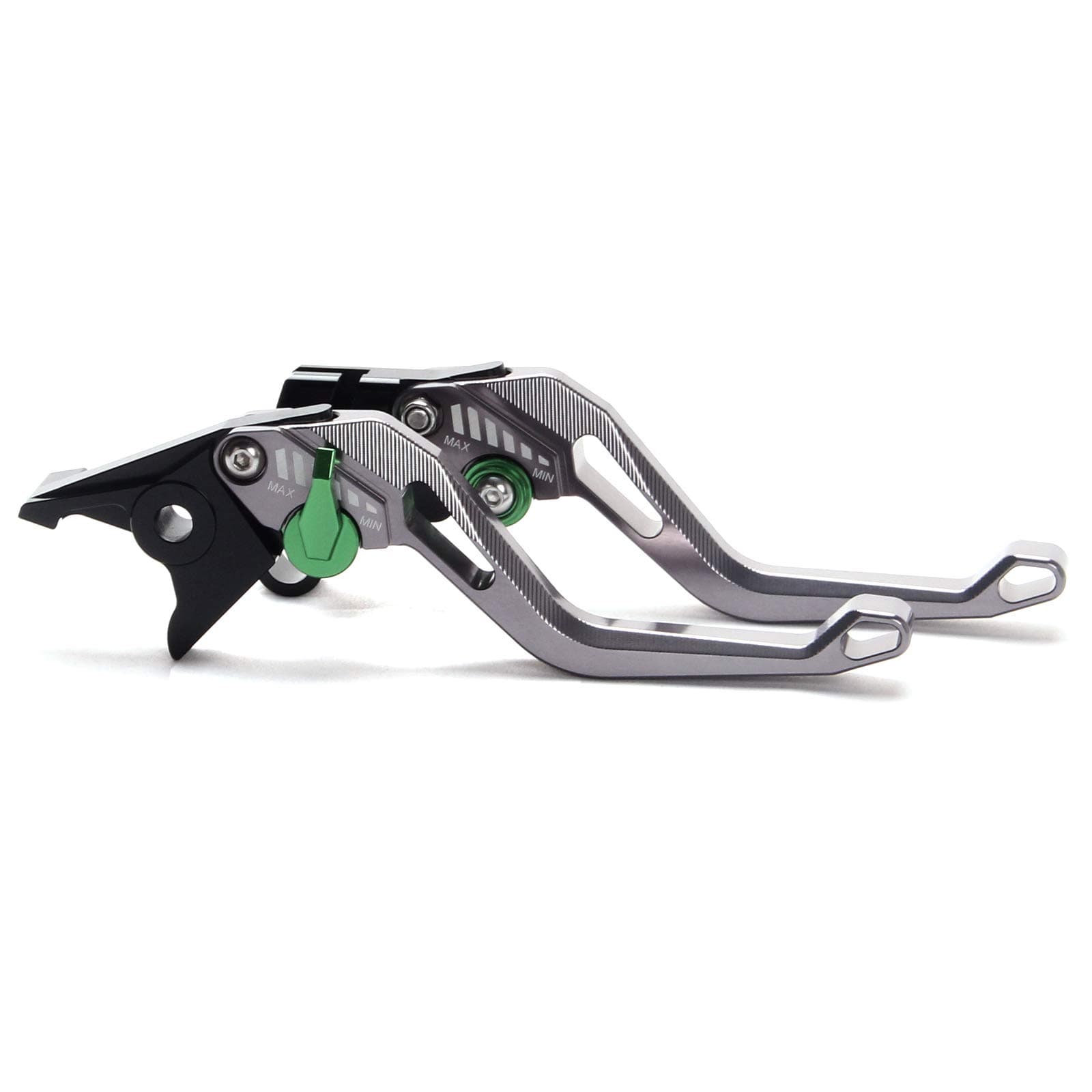 CNC Short Brake Clutch Levers Adjustable, Aluminum Motorcycle Levers Compatible with Kawasaki Vulcan S650 2015-2025, Z900 2017-2024, Z650 Z650RS EX650 2017-2025, KLE650 2015-2024, KLZ1000 2015-2019