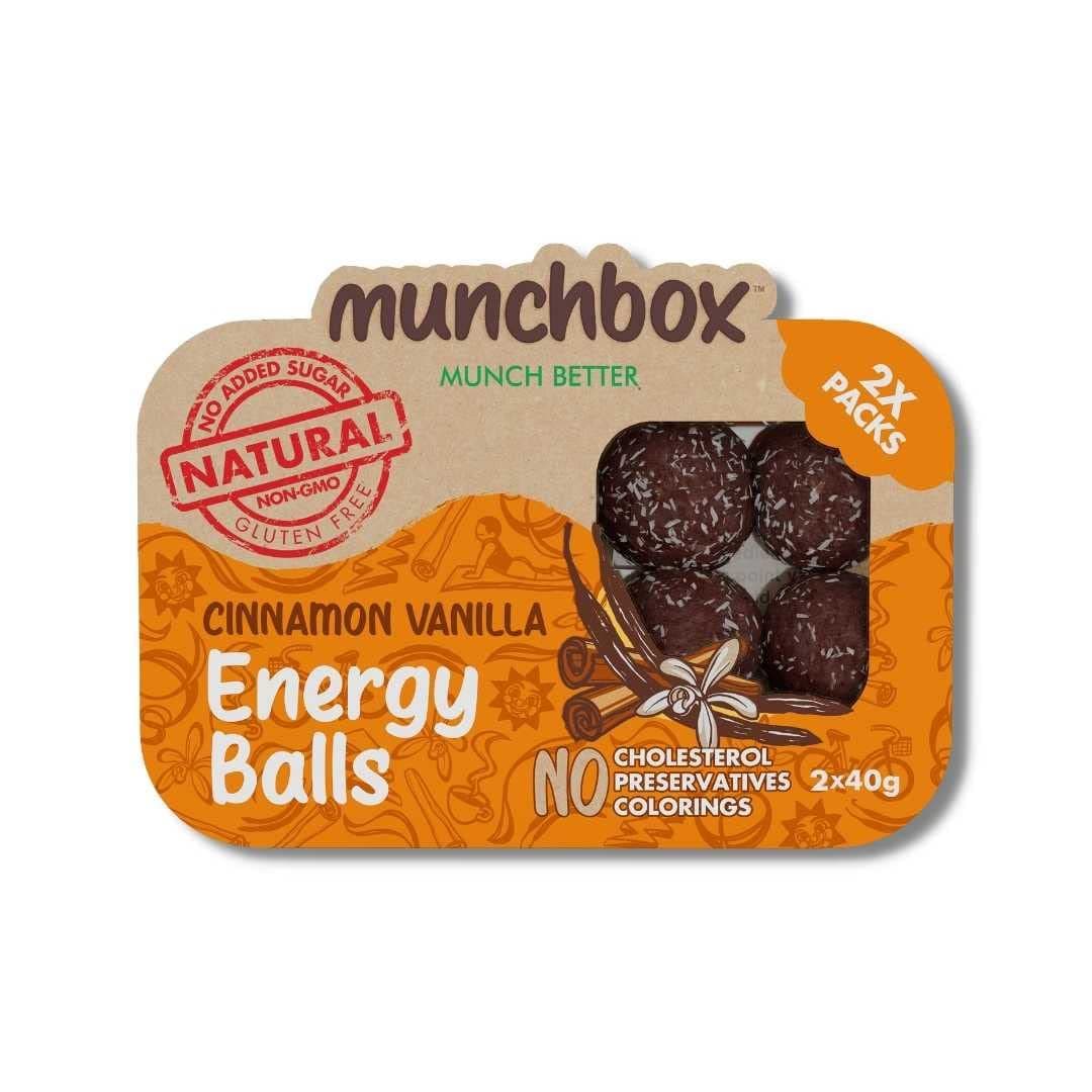 Munchbox Energy Balls Cinnamon & Vanilla (Pack of 1)