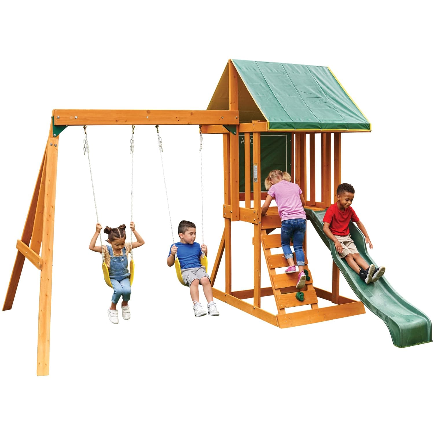 KidKraft Big Backyard Appleton Wooden Swing Set