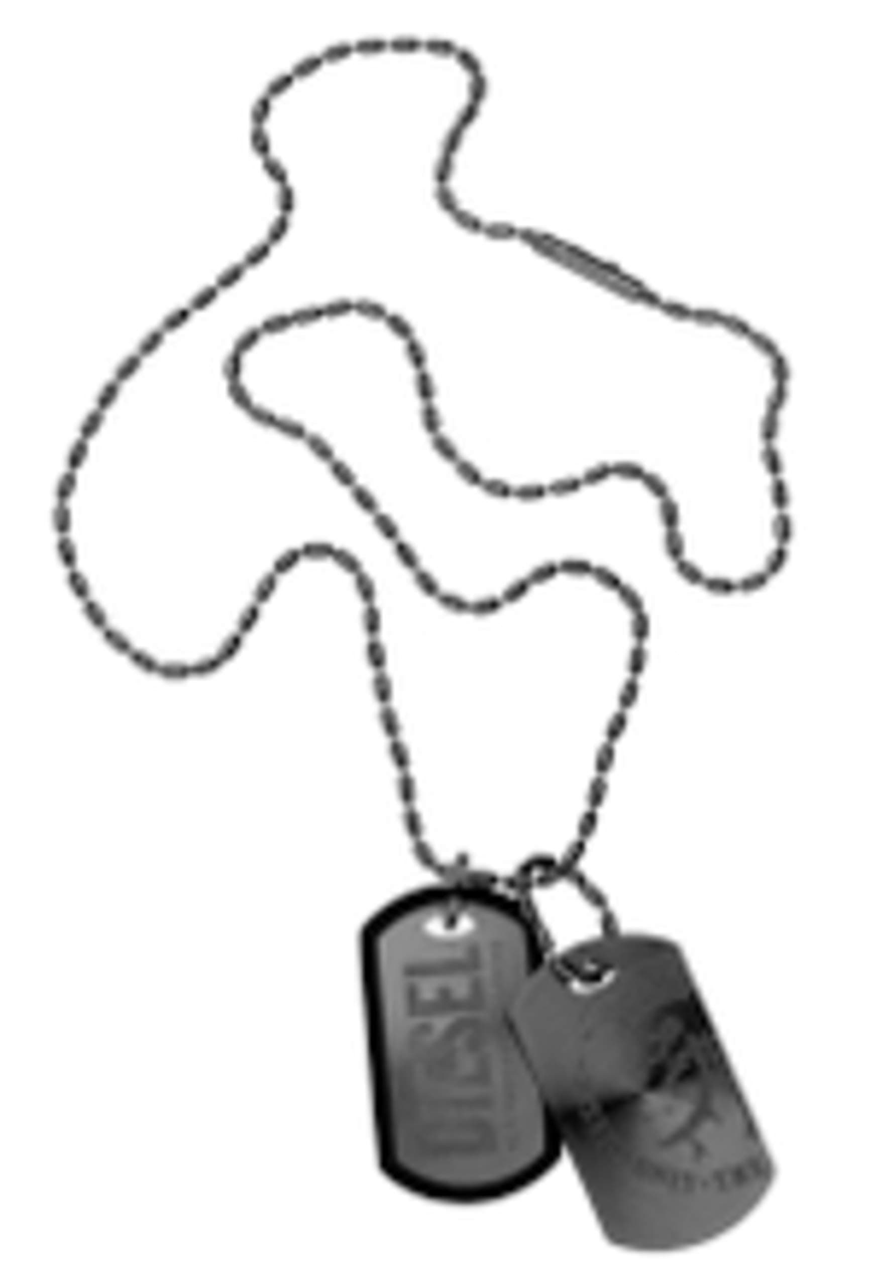 Diesel Stainless Steel Pendant Necklace for Men