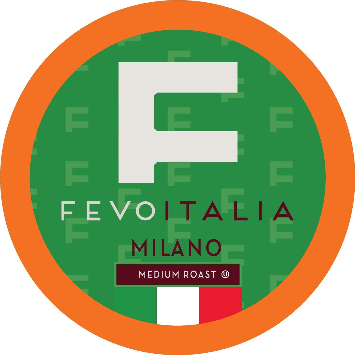 Fevo Italia Coffee Pods, Milano, Compatible with 2.0 K-Cup Brewers, 100 Count
