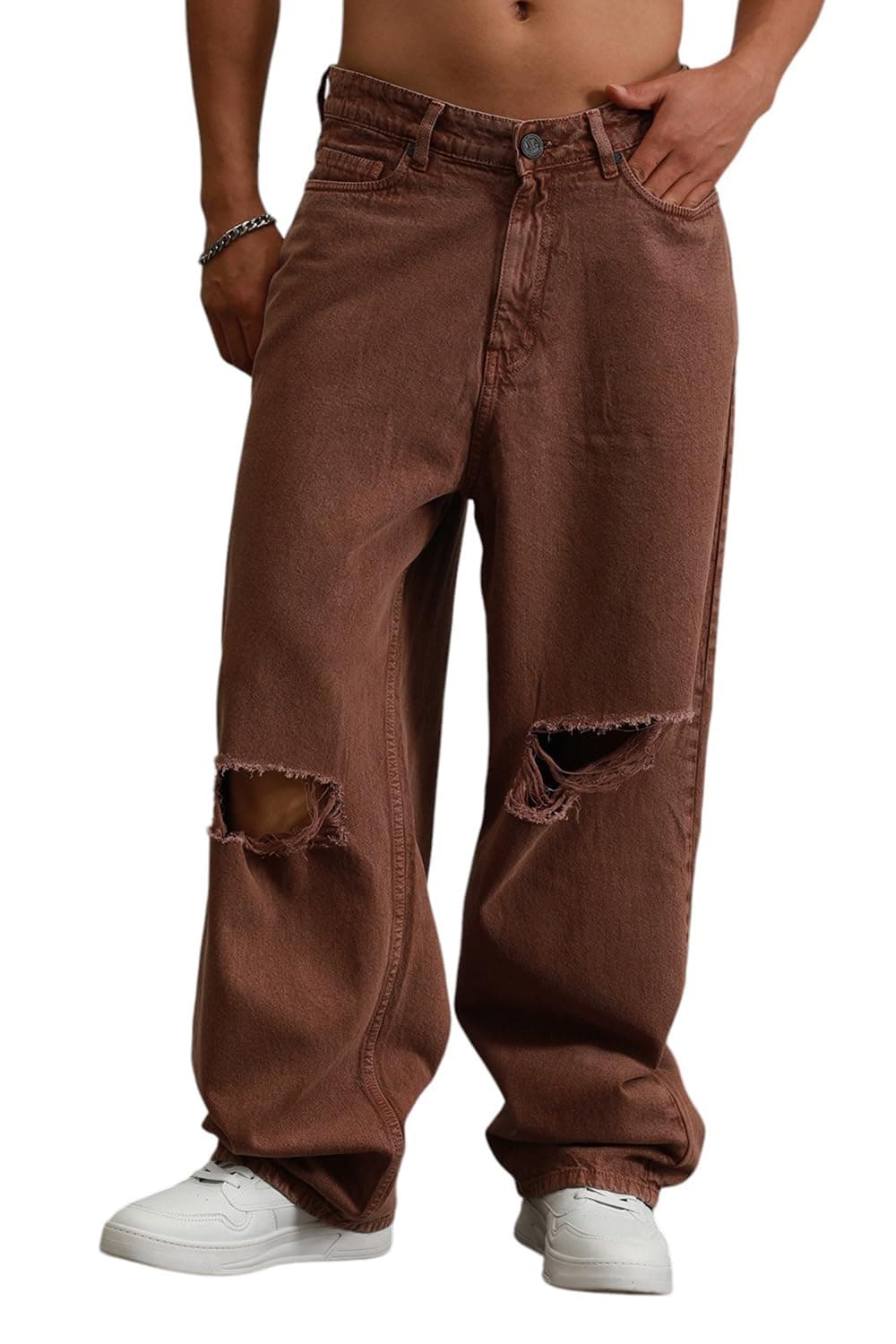 Hubberholme Men Cotton Relaxed Fit Mid-Rise Jeans 15