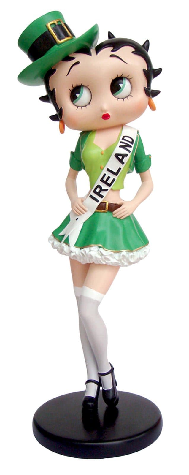 Betty Boop In Ireland Costume (Leprechaun) - 32cm Collectable Figurine,Green