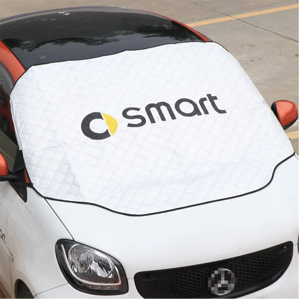 Car Front Window Cover For Smart Forfour Fortwo 453 451 450 Sun Shade UV Protection Windshield Cover Summer Winter Against