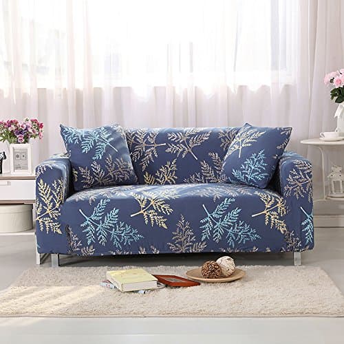 HoneiLife Spandex Fabric Stretch Couch Cover Sofa Slipcover Stylish Furniture Protector for 3 Cushion Couch,3 Seater