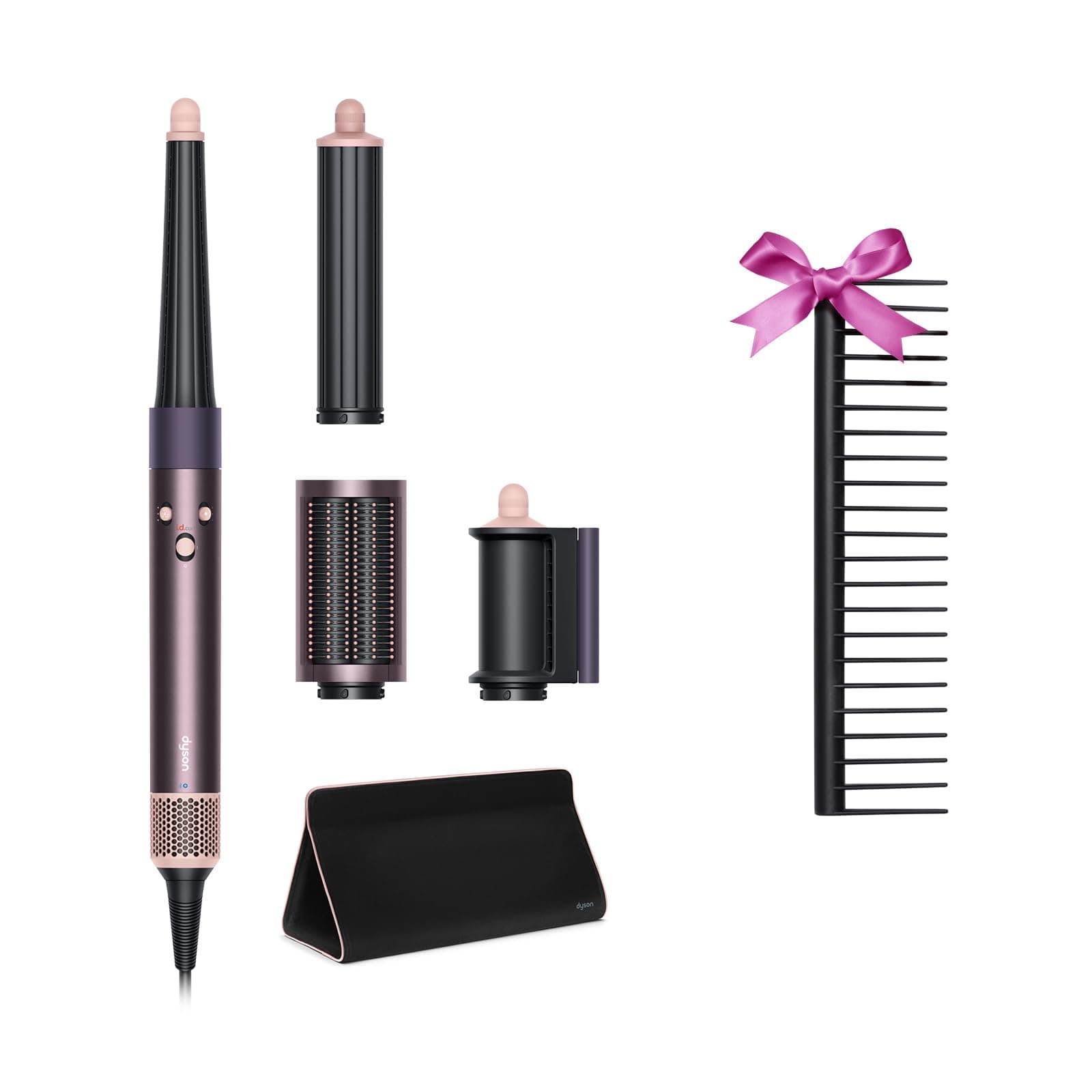 Dyson Airwrap i.d.™ Multi-Styler & Dryer with Storage Bag Included, Trowel Curl Dryer, Large Air Flow (HS08 JPPL G) Jasper Plum [Perfect Mother's Day Gift] [Automatic Easy to Natural Curly Hair]