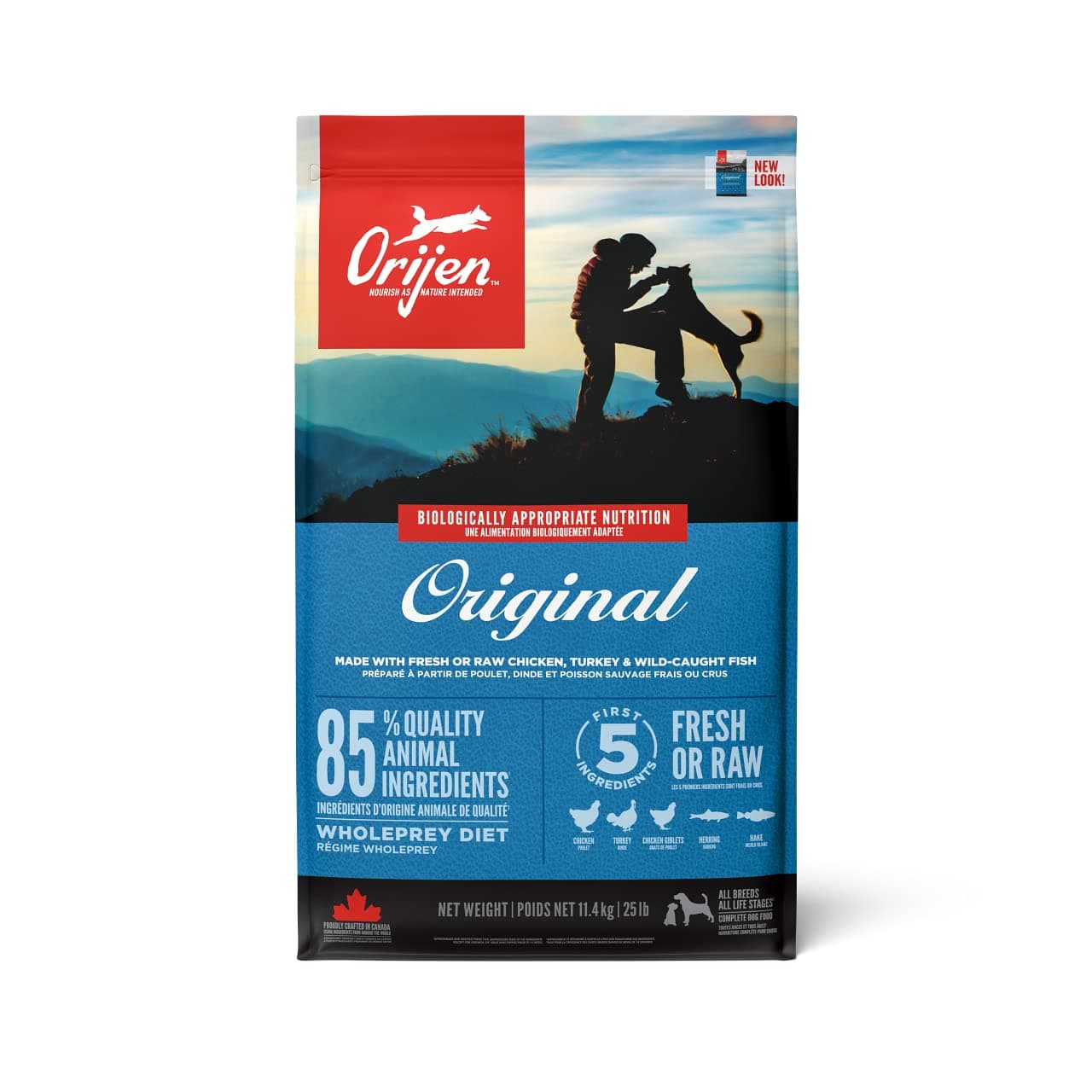 【Authentic Product】Made in Canada Orijen Original 11.4kg Orijen Dog Food Original