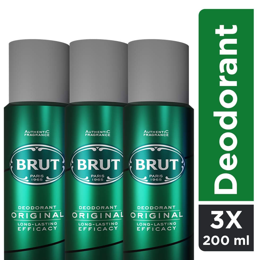 Original Deodorant Body Spray for Men, Masculine Long-Lasting Deo with Fresh, Authentic Fragrance, Imported, Deo Combo Pack of 3 (200ml Each)