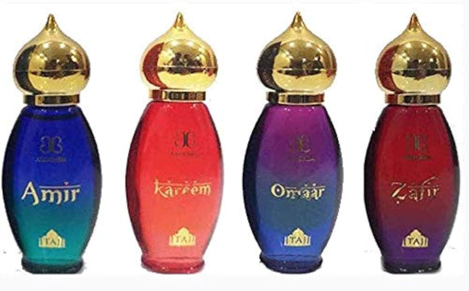 Combo Pack of Arabic Attars - Amir, Kareem, Zafir, Omaar (9 ml Each)