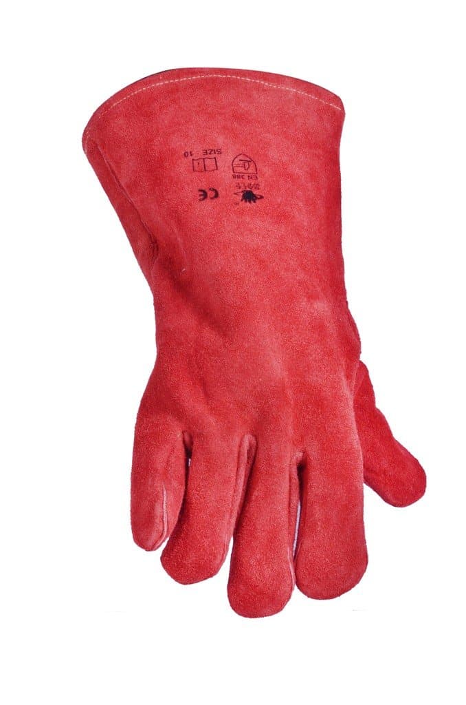 SAFEWELL Red Welding Gloves-14"