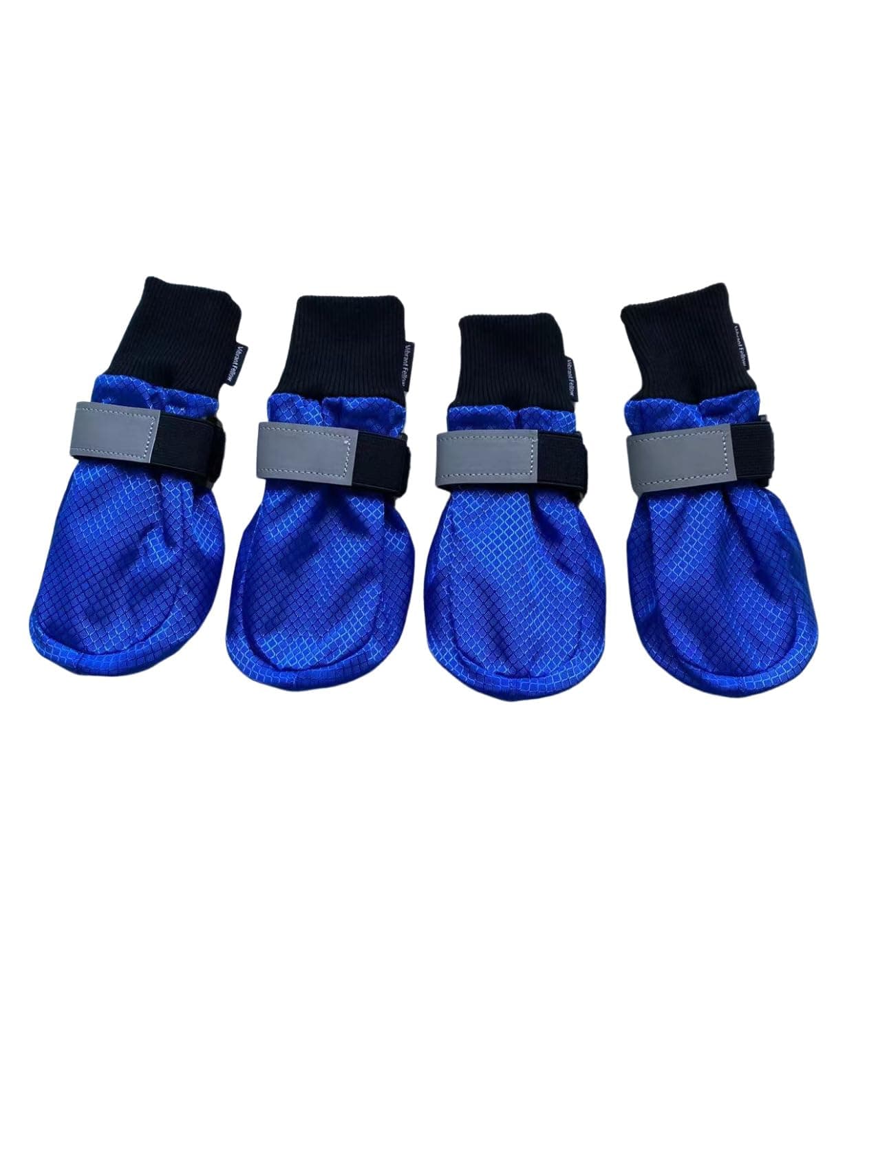 Dog Shoes for Walking, Paw Protector Dog Boots for Winter, Warm and Skidproof Dog Booties Protective, Set of 4, Size M Colour Blue