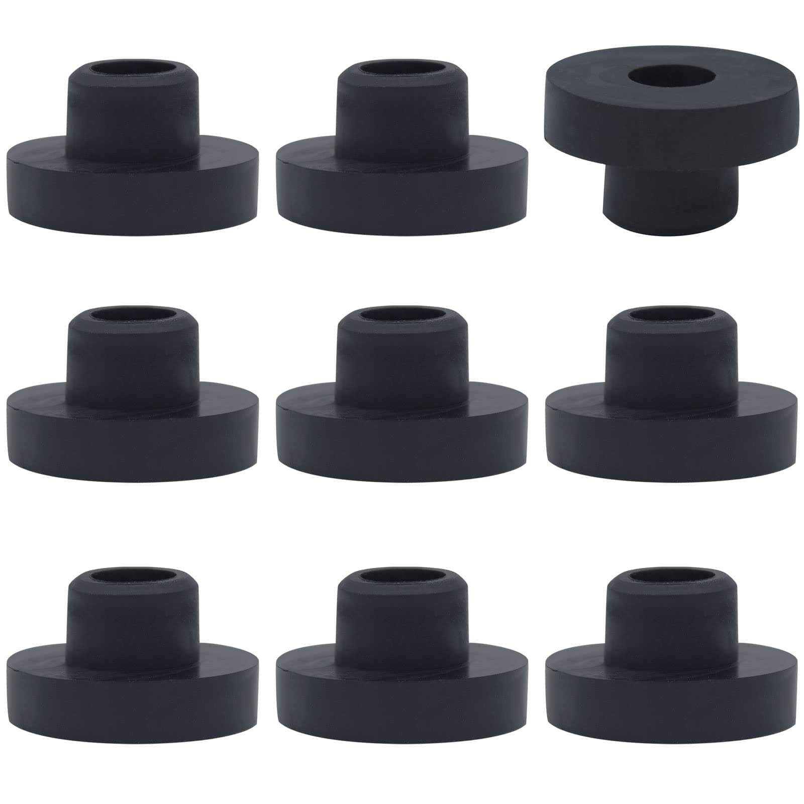 10 Pack Fuel Tank Bushing Grommet 33/64 Generator Fuel Tank Grommet for MTD Troy Bilt Briggs & Stratton Toro Generac Generator Lawn Mower