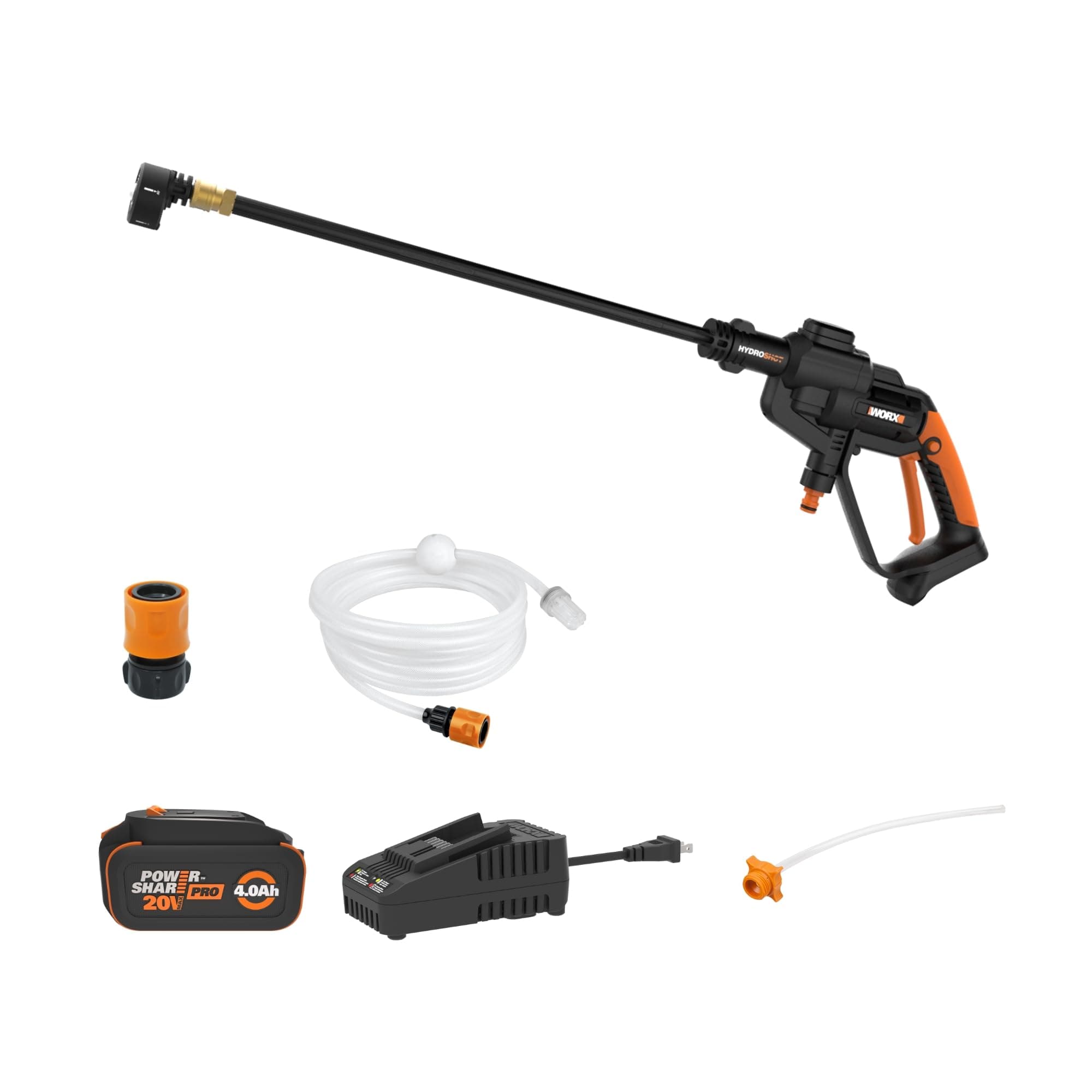 WORX Hydroshot 20V Power Share 320 PSI Portable Power Cleaner -WG620 (Battery & Charger Included)