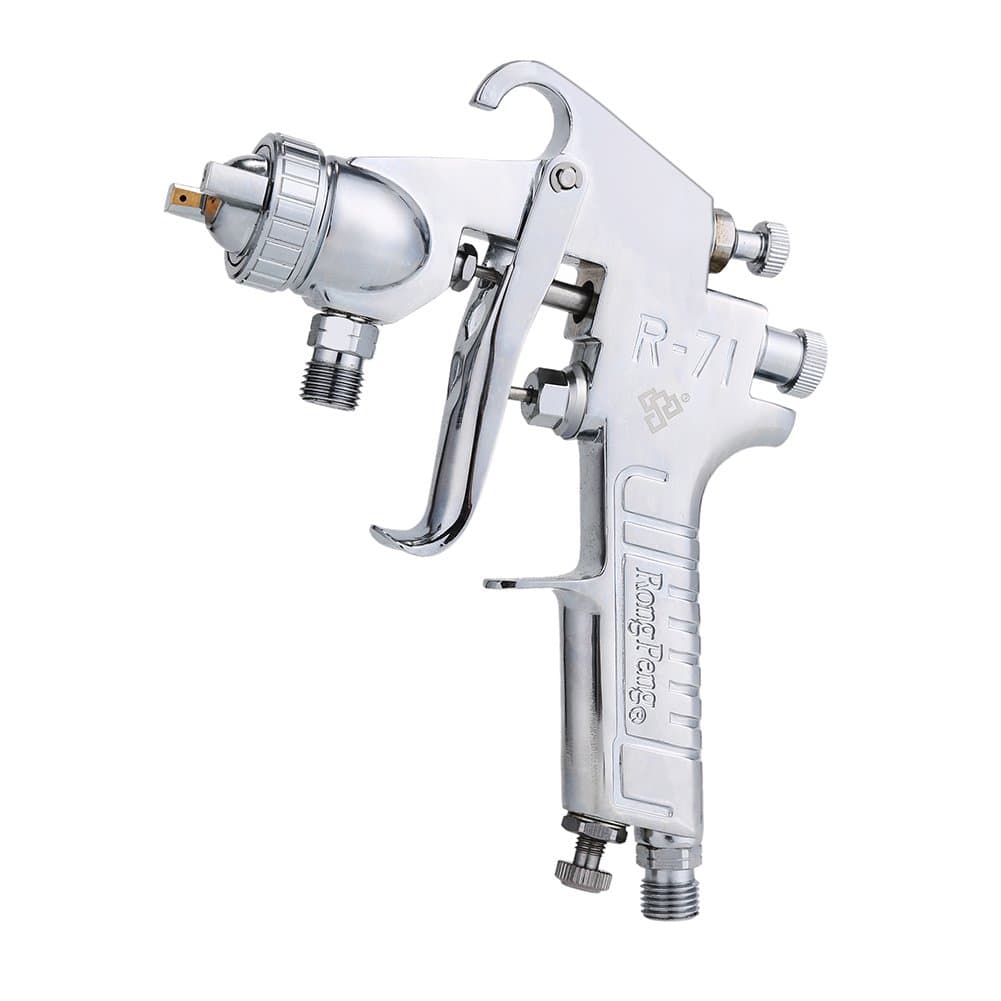 Ouya R71P Spray Gun Pressure Feed for Finish Nozzle Size 1.3mm Paint Sprayer