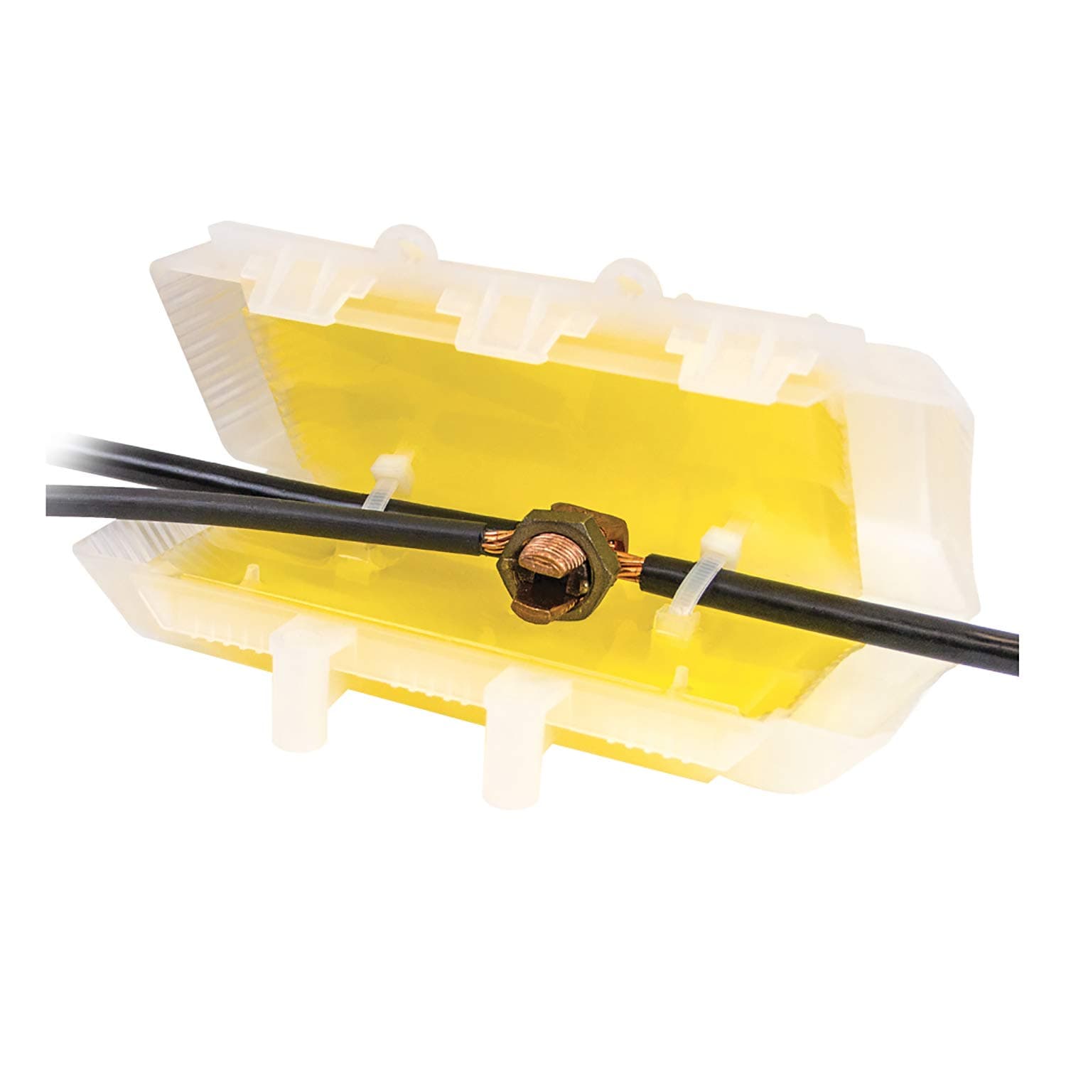 King Innovation 98010 DryConn Visilock Wire Connector, Yellow