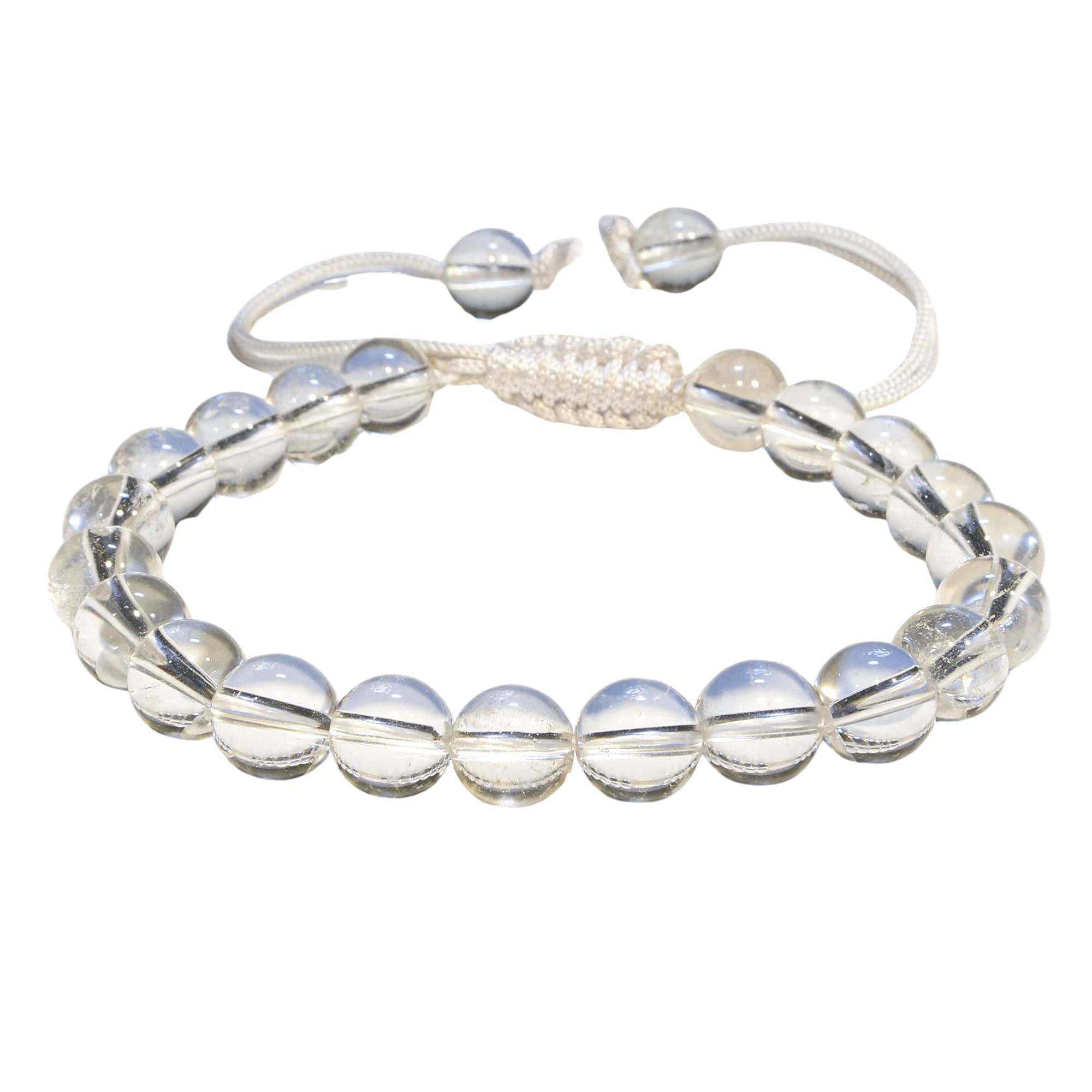 Bracelet – Healing Crystal Bracelet for Women, Men – Chic Gemstone Bracelet for Men and Women – 8mm Round Bead Bracelets for Spiritual Healing, Protection, Positive Energy