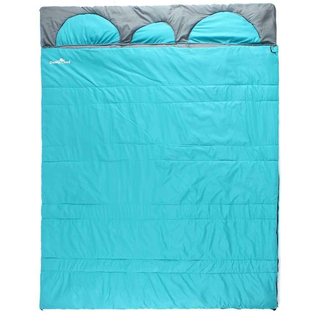 Seatopia Three Person Ultralight Waterproof Sleeping Bag With a Compression Sack 3 Season for Camping Hiking Backpacking