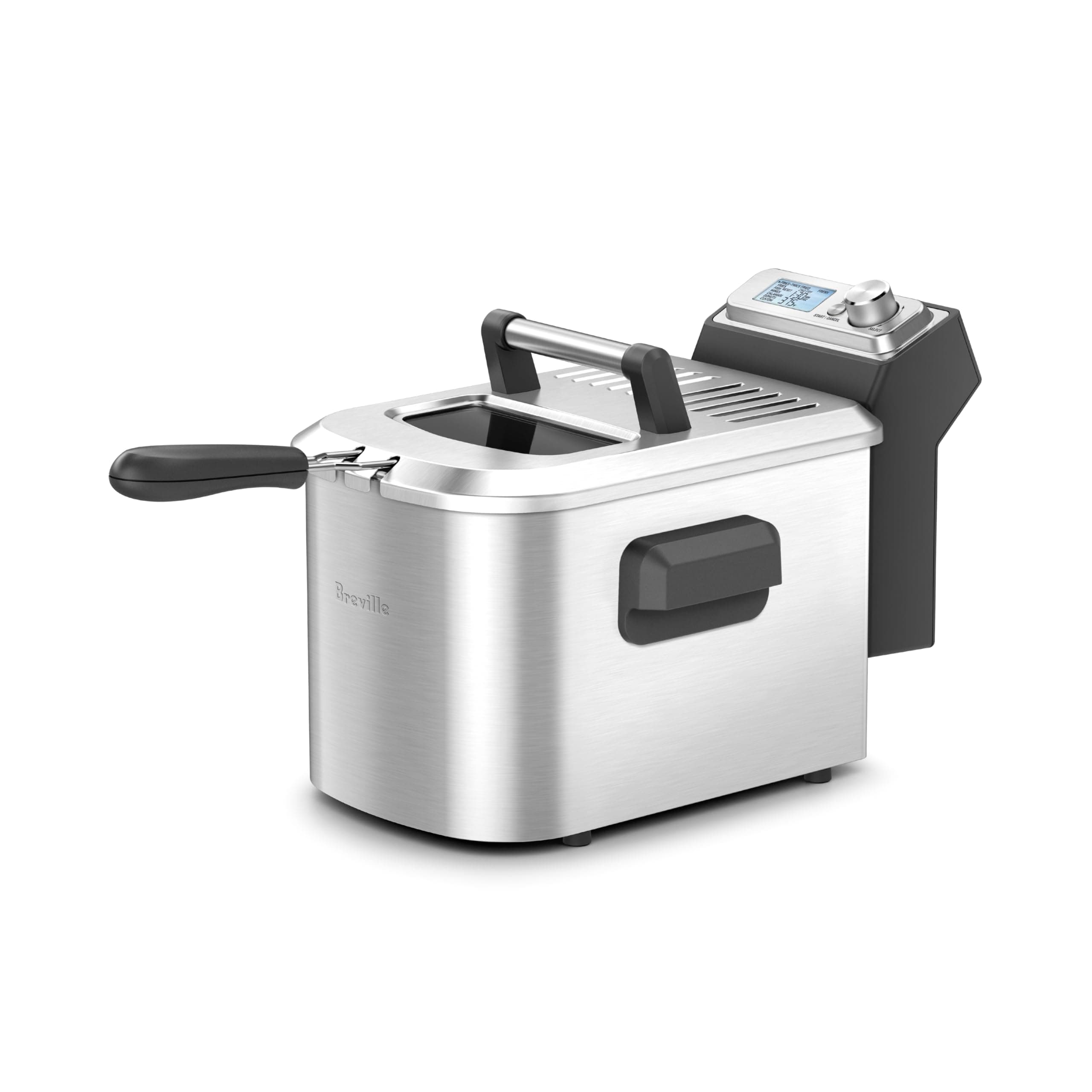 Smart Fryer, 4 Quart, Brushed Stainless Steel