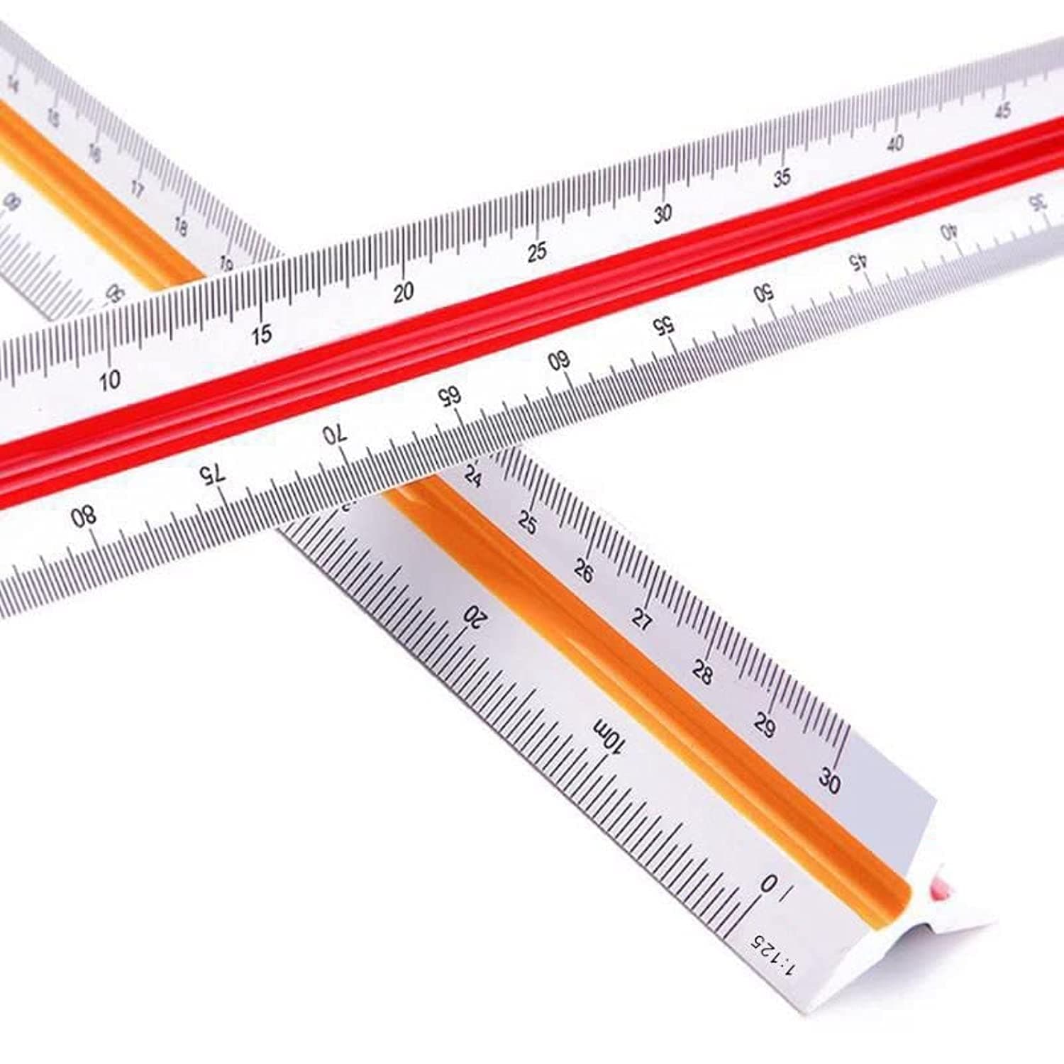 MARKQ Architectural Scale Ruler, Triangular Ruler for Drafting Students Blueprint Engineers Architects Scale