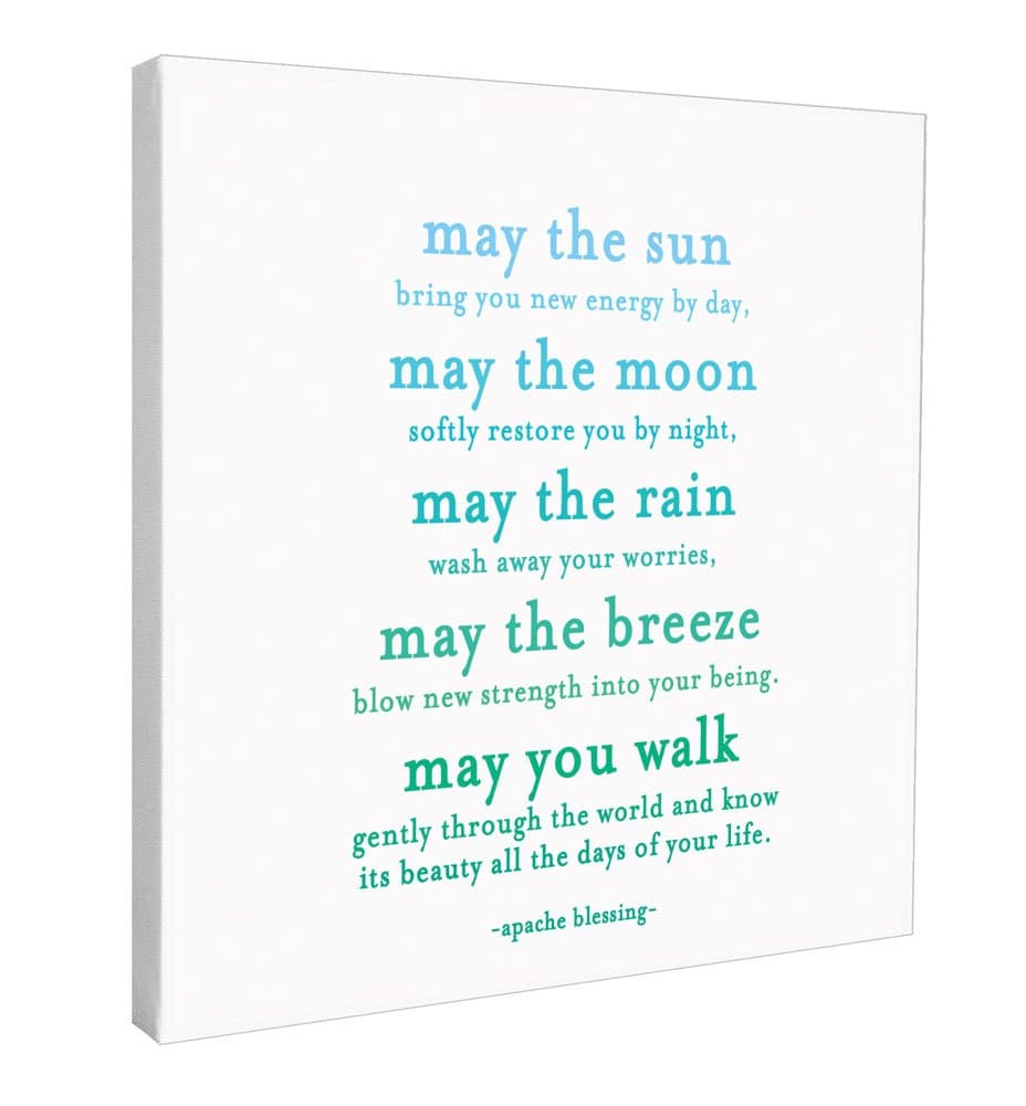 Apache Blessing Quotable Canvas