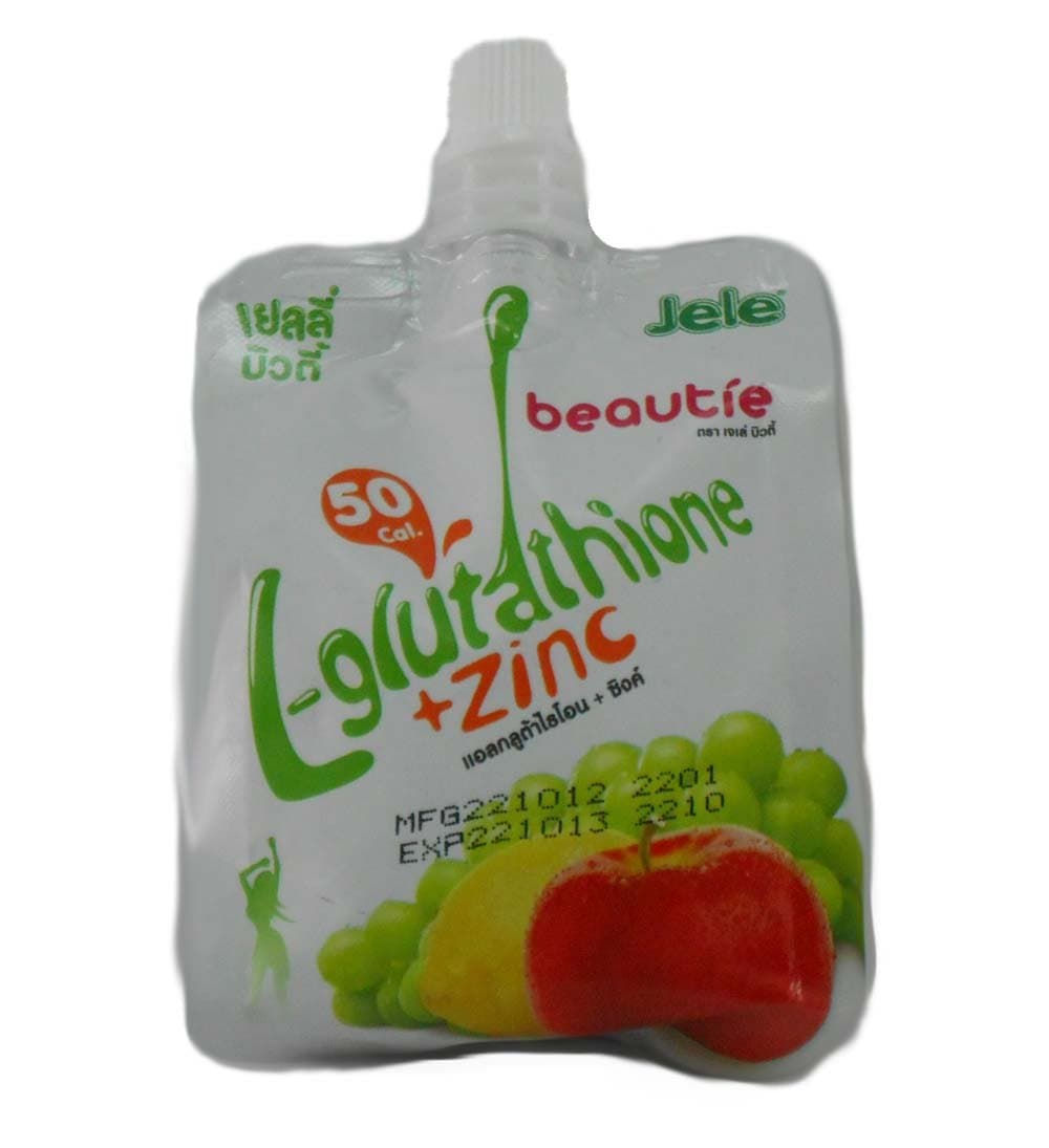 Jele Beautie (L-glutathione + Zinc) Nt. Wt. 150 G. (5.29 Oz) Product From Thailand