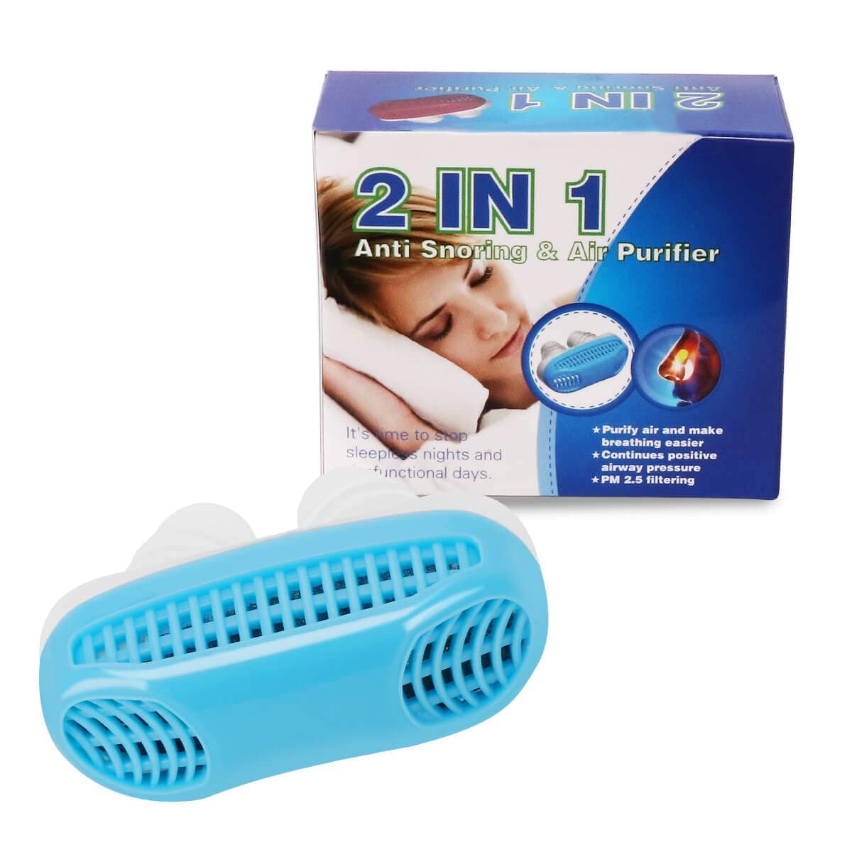 Anti Snoring Device Snoring Solution Anti Snoring Nasal Dilator to Ease Breathing and Snoring for Comfortable Sleep