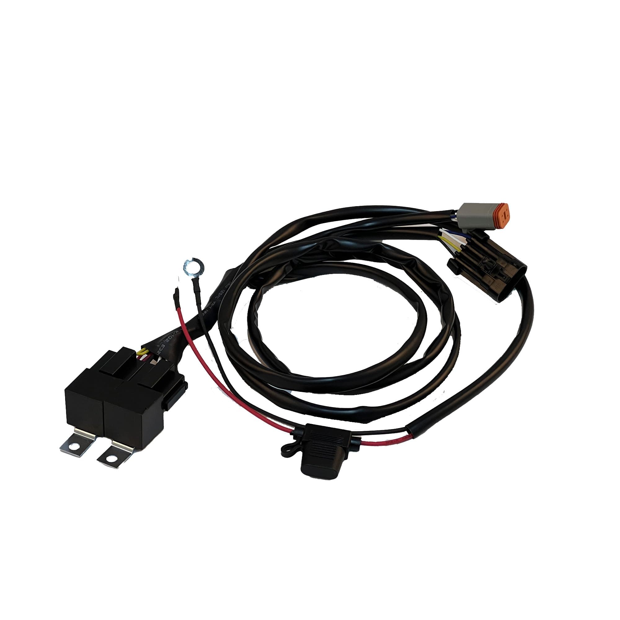 APPOCAT Baja lp6 lp6-Pro lp9 lp9-Pro LED Headlight Wiring Harness for Harley '15-'25 Street Glide, '21-Later Road King,M8 Softail Models with 4 PIN connecter Headlight Wiring Harness