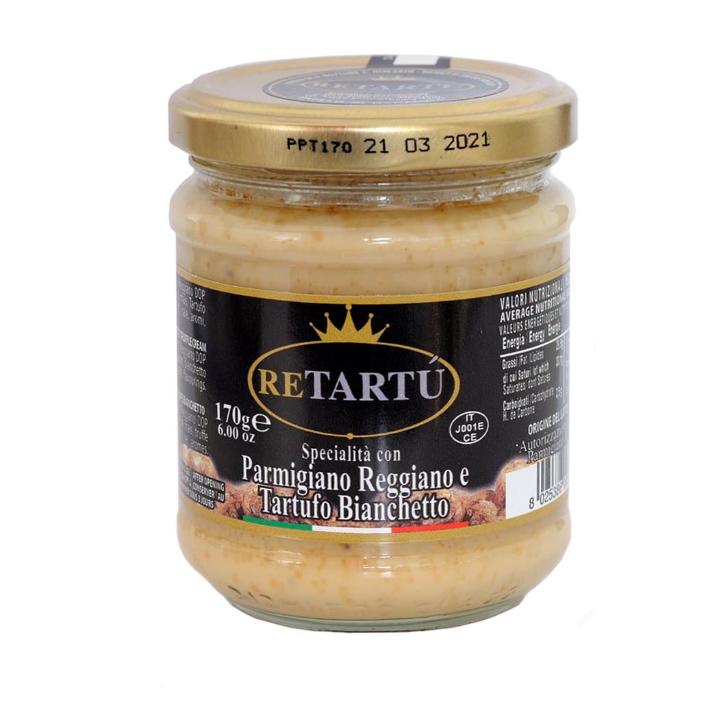 White Sauce with Parmesan Cheese PDO and Bianchetto Truffle 170gr