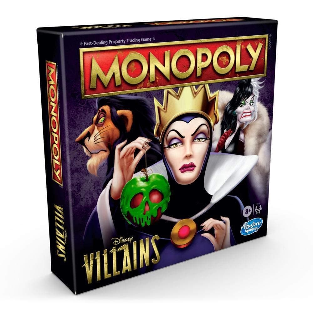 Disney Villains Edition Board Game for Kids Ages 8 and Up, Play as a Classic Disney Villain