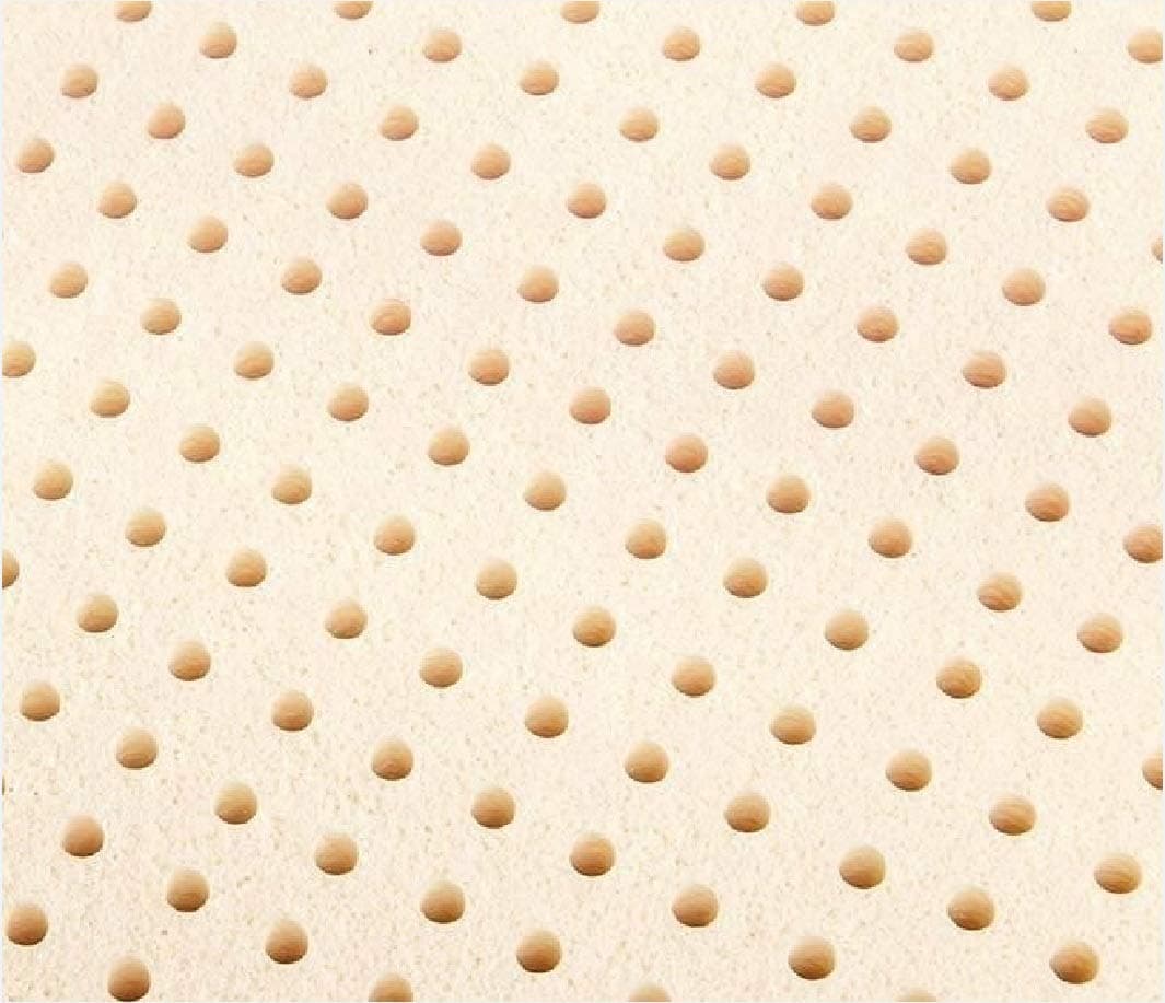 Queen Natural Talalay Latex Mattress Pad Topper, 60"x80" (Soft 14-19 ILD, 2" Thick)