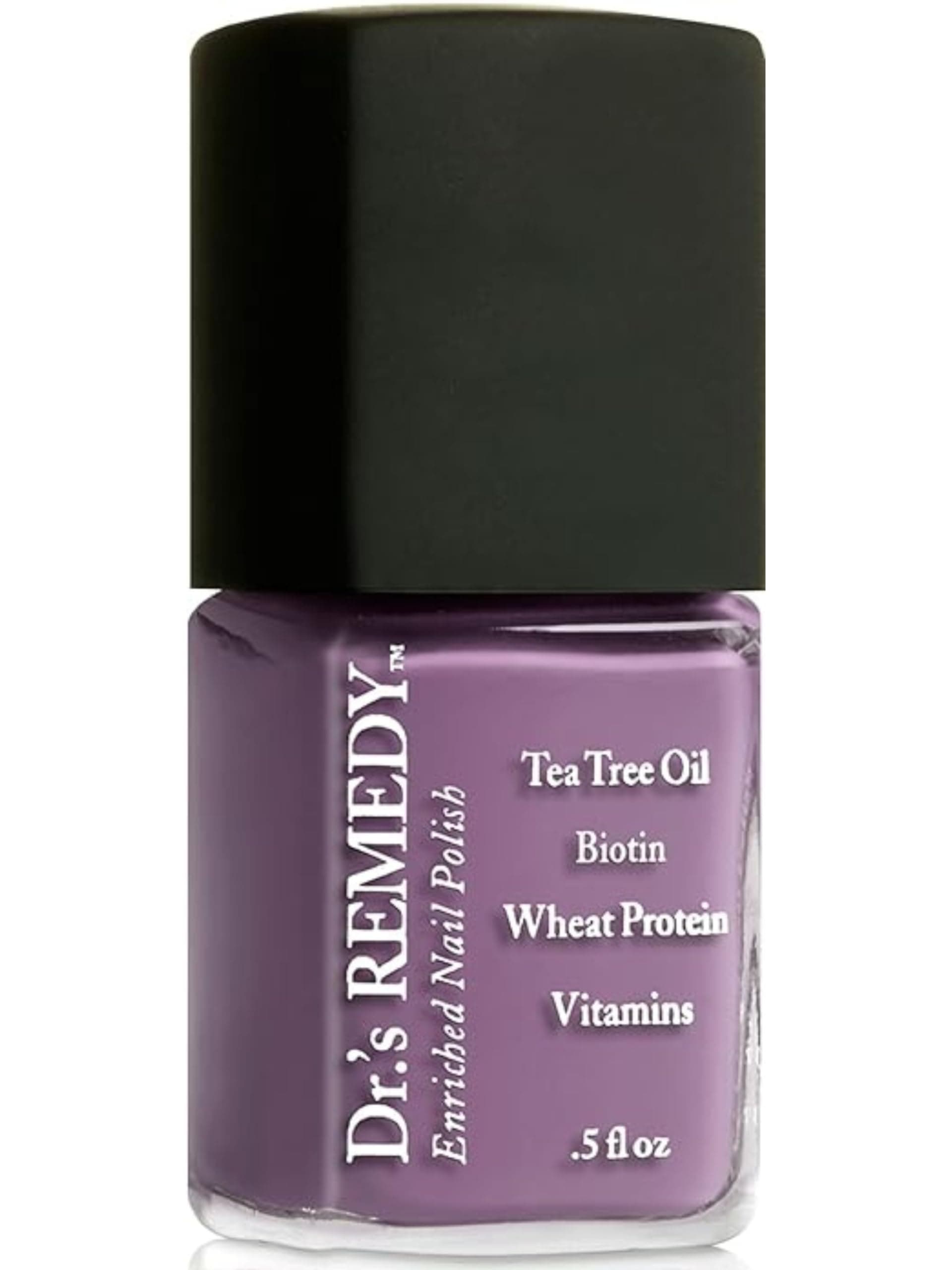 Dr’s Remedy Enriched Nail Polish: Non Toxic, All Natural, and Organic - Doctor Formulated: Strengthens, Restores, Heals, and Protects '24-Free' - PLUCKY Plum