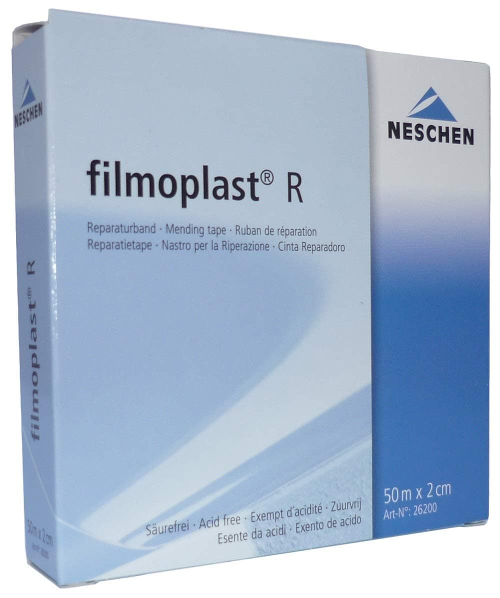 Filmoplast® R Japanese Paper with Heat Activatable, Transparent Adhesive, Book Repair Ad
