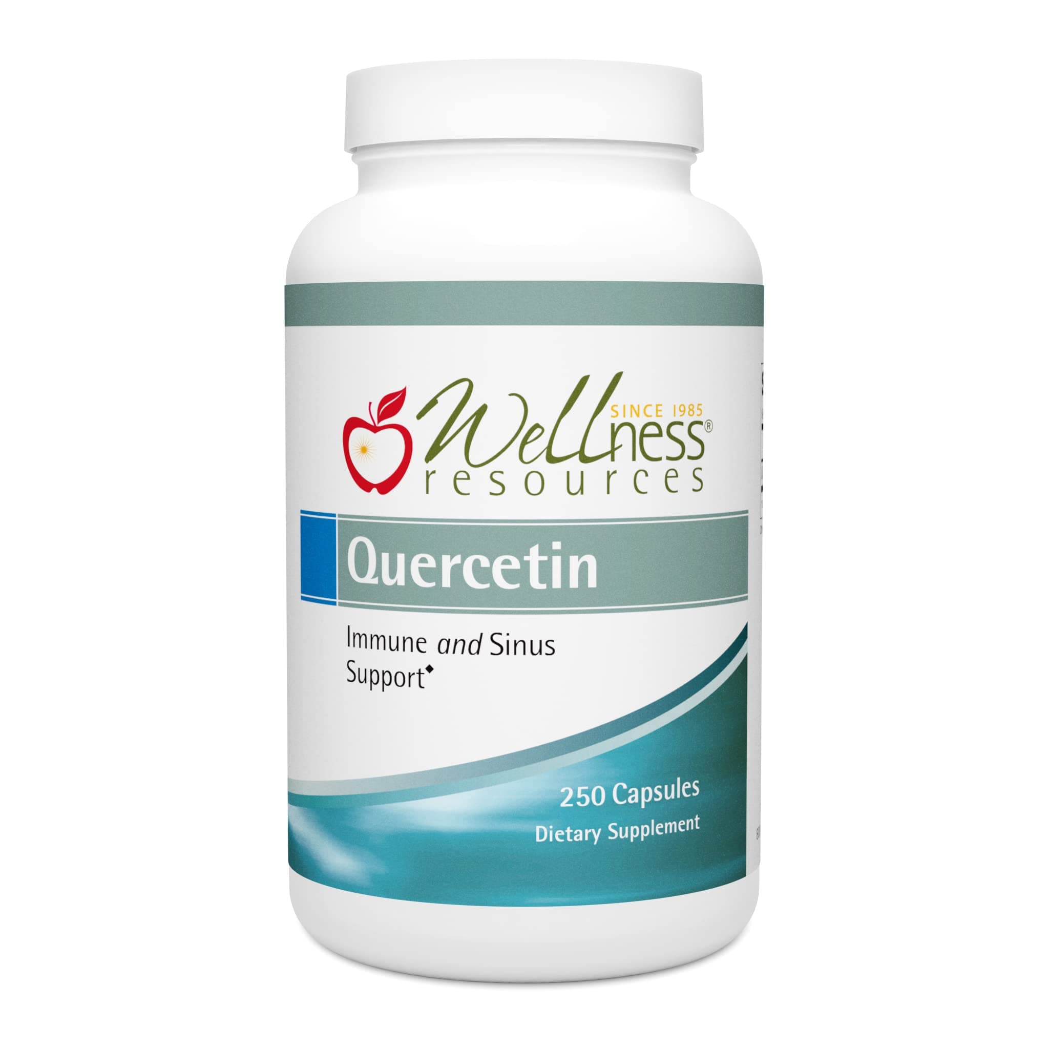 Wellness Resources Quercetin - Immune, Sinus and Allergy Support 1000mg per Serving - (250 caps/125 Servings) Vegan, Non-GMO