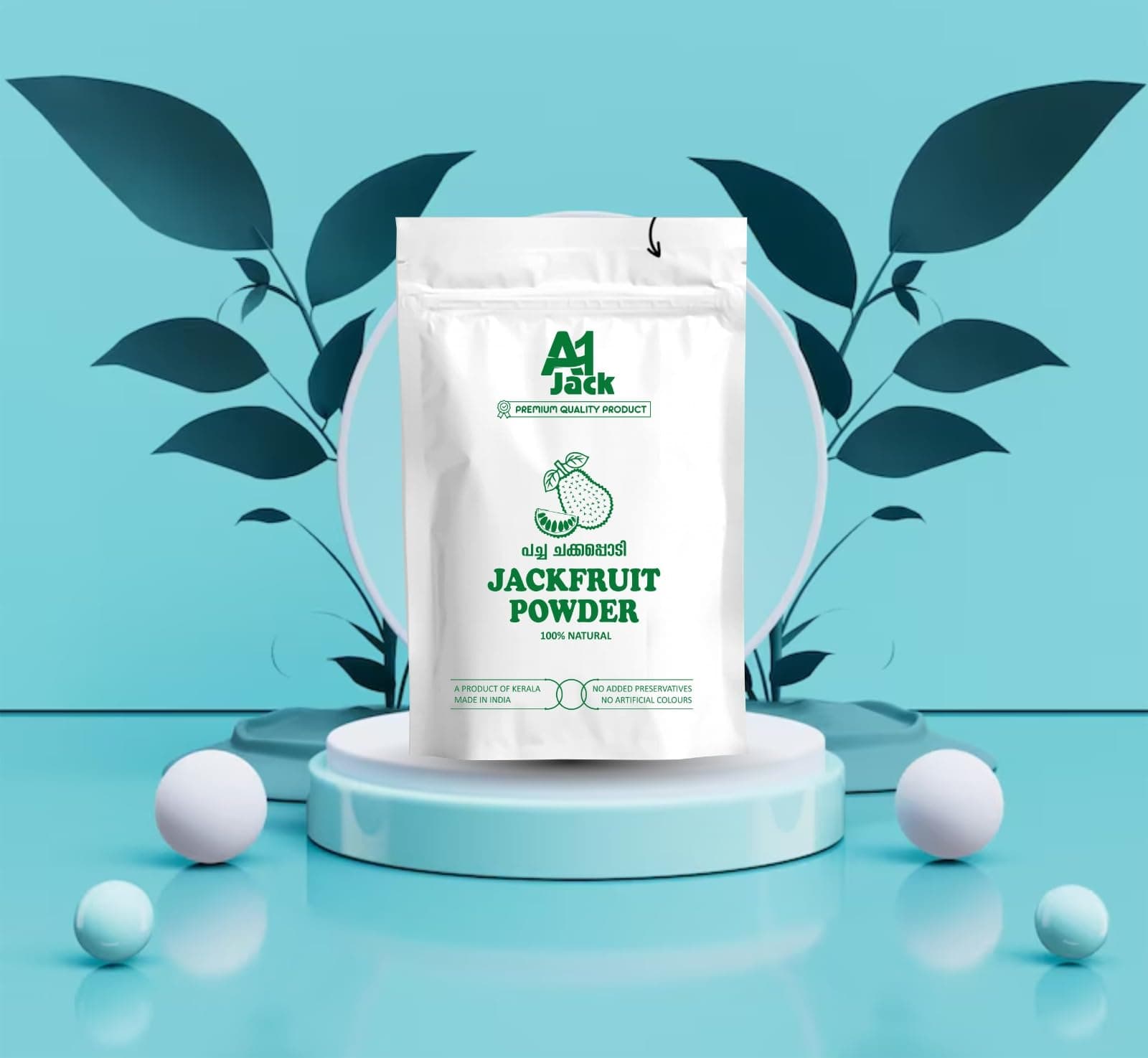 Green JackFruit Powder (പച്ച ചക്ക പൊടി, कटहल का आटा) 250 grm | 100% Natural | No Preservatives (Pack Of 1, 250 grm)