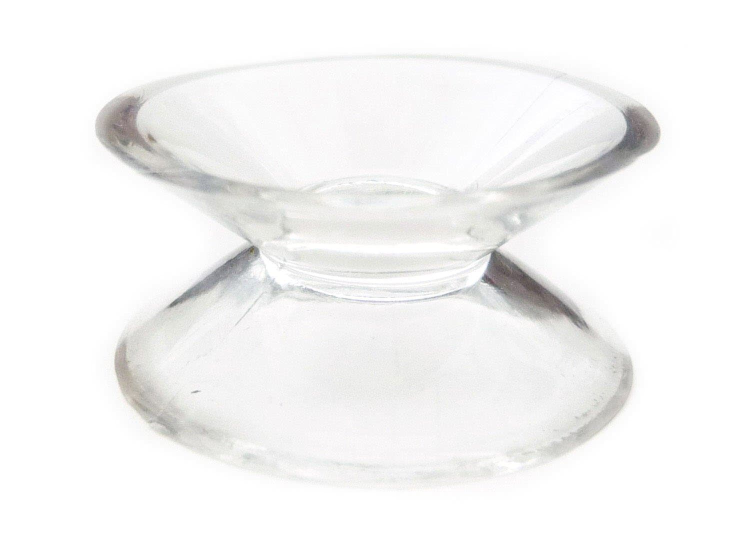 Pack of 8 x 30mm Double Sided Suction Cups/Pads/Rubber Window Suckers Clear Plastic/PVC by rubbersuckers UK. (Packet size x8)