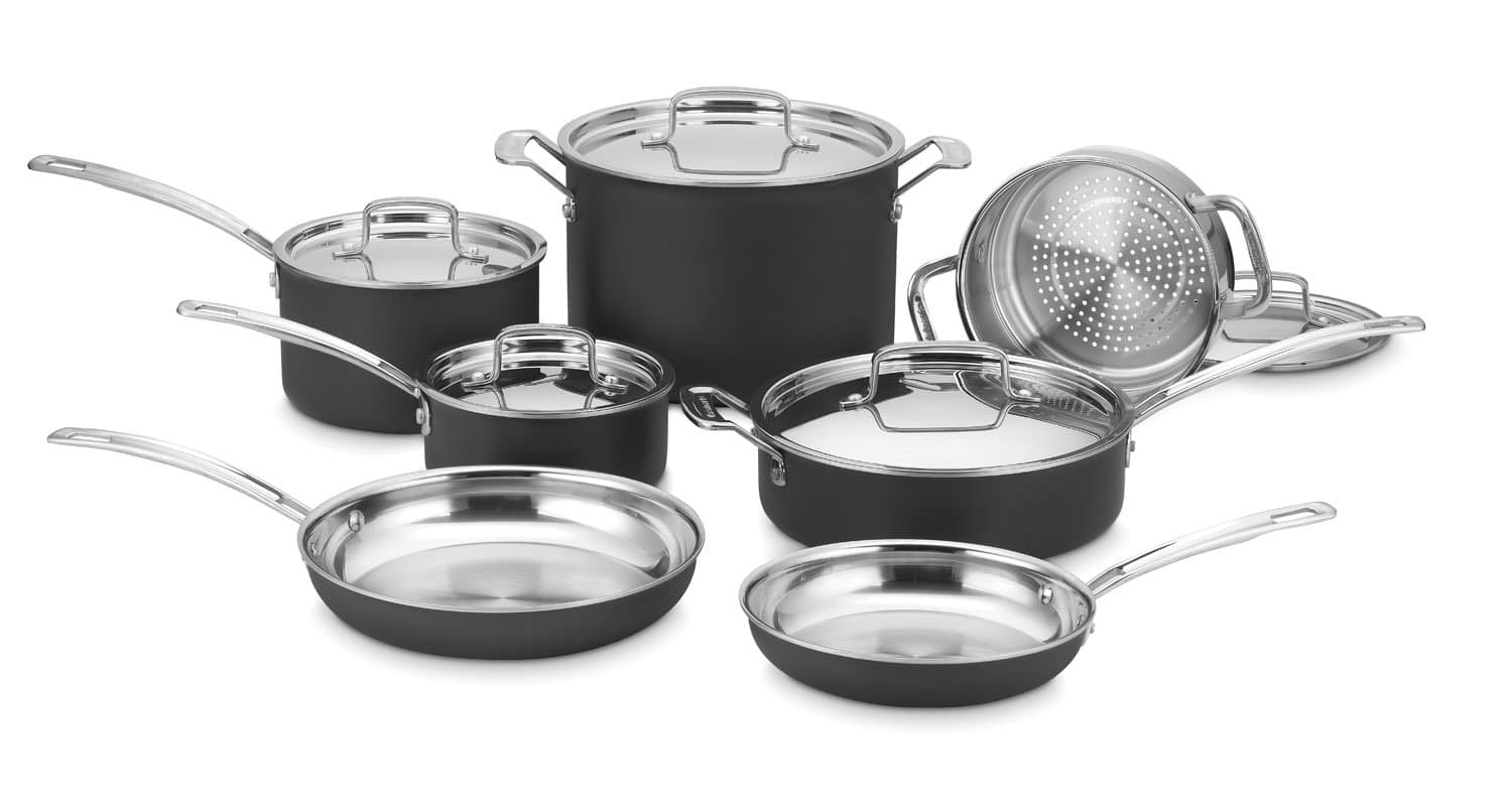 Cuisinart MultiClad Unlimited Dishwasher Safe 12-Piece Cookware Set