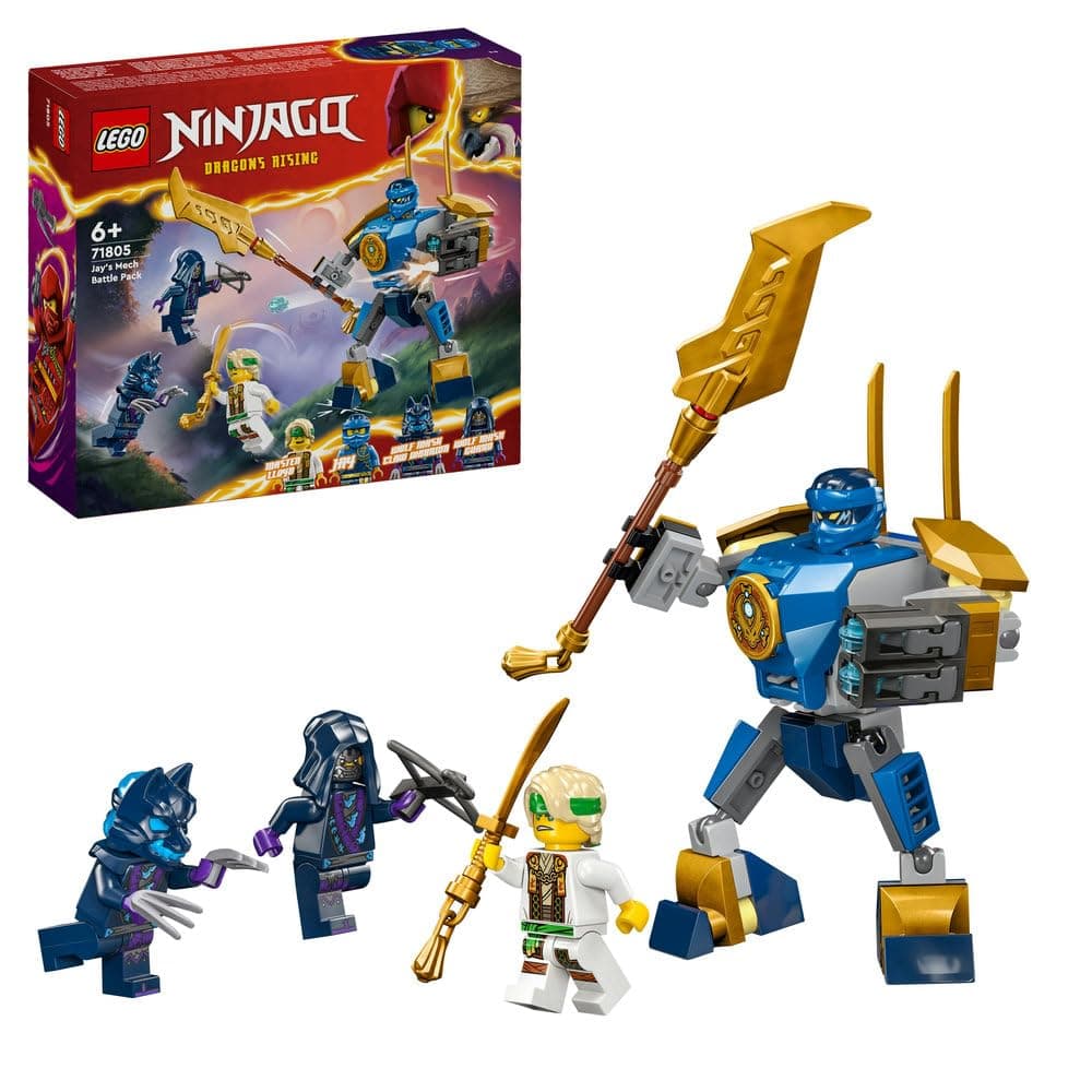 NINJAGO Jay’s Mech Battle Pack Ninja Adventure Toy 71805
