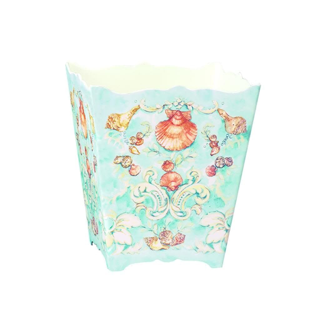 Keller-Charles 9058 SHELLS Wastebasket designed by Christina Ladas