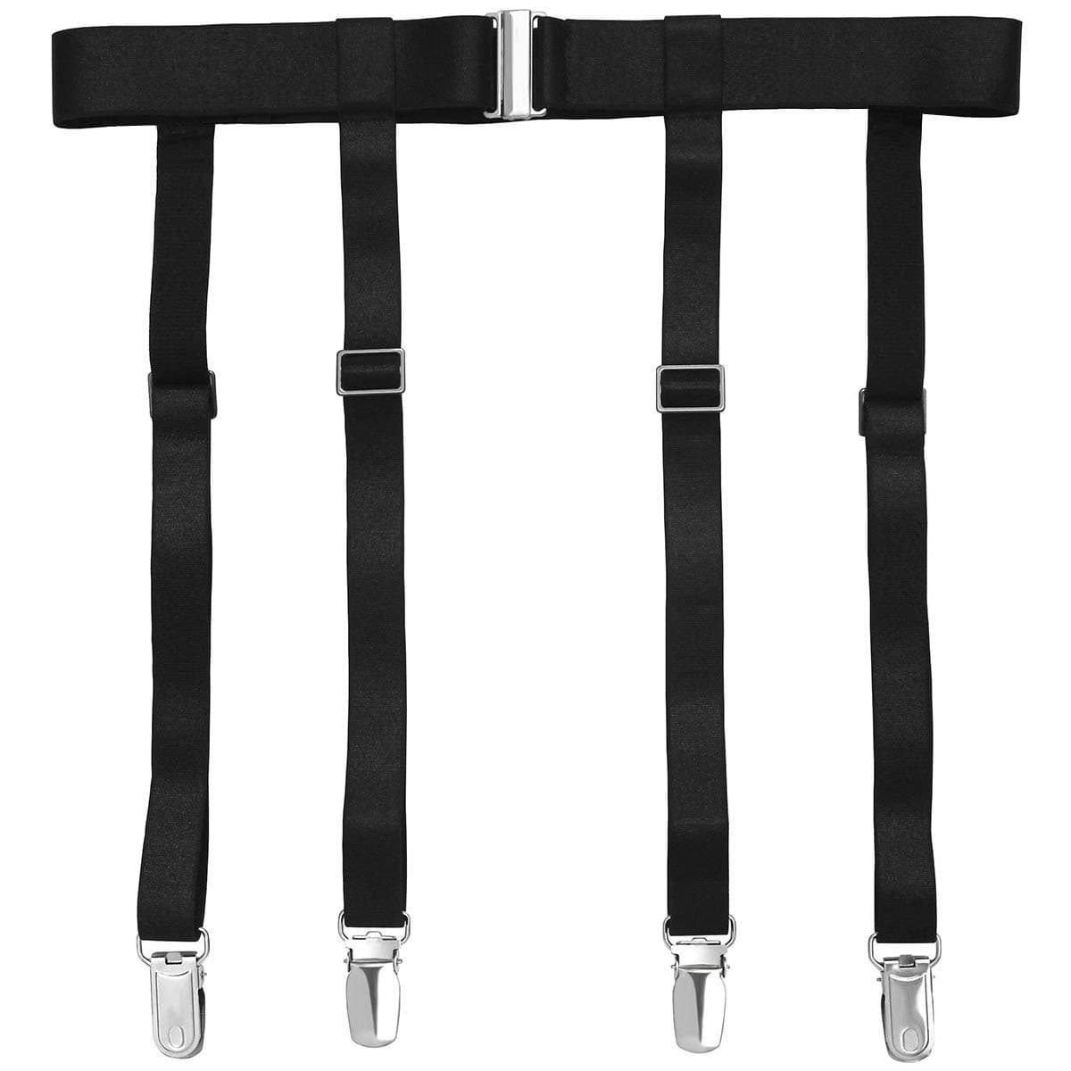 Garter belt for Women Simplicity Sexy Socks Suspender for Thigh High Stockings with 4/6 Metal Clips