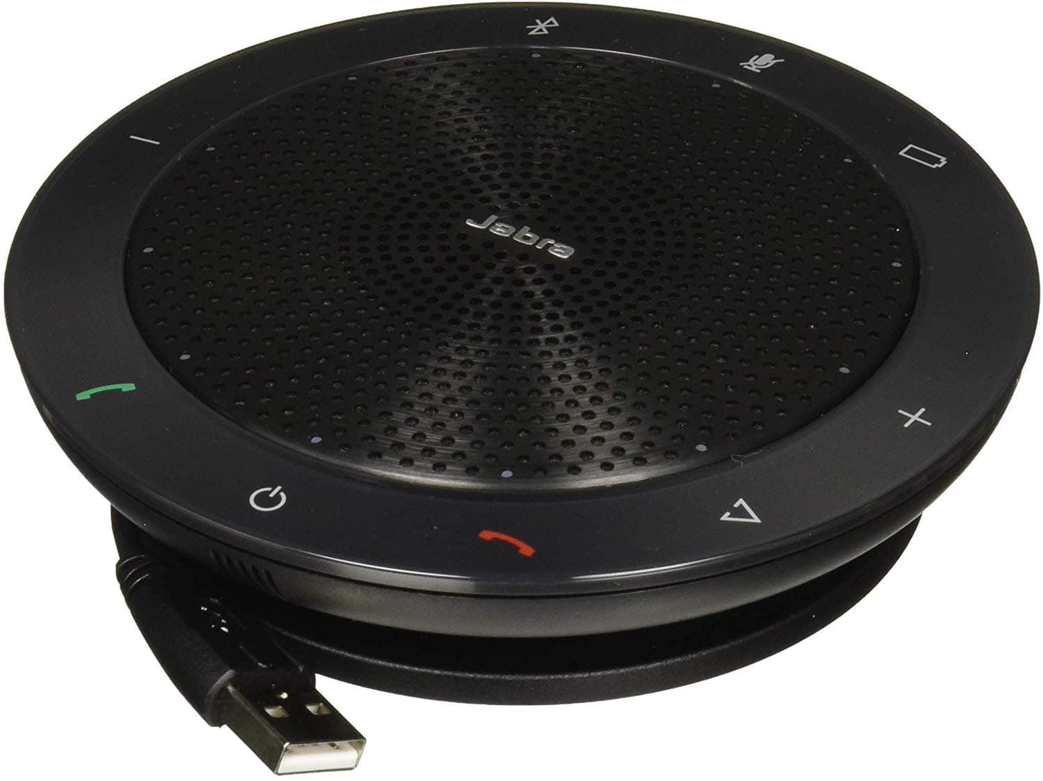 Speak 510+ Speaker Phone - Microsoft Certified Portable Conference Speaker with Bluetooth Adapter and USB - Connect with Laptops, Smartphones and Tablets, Black