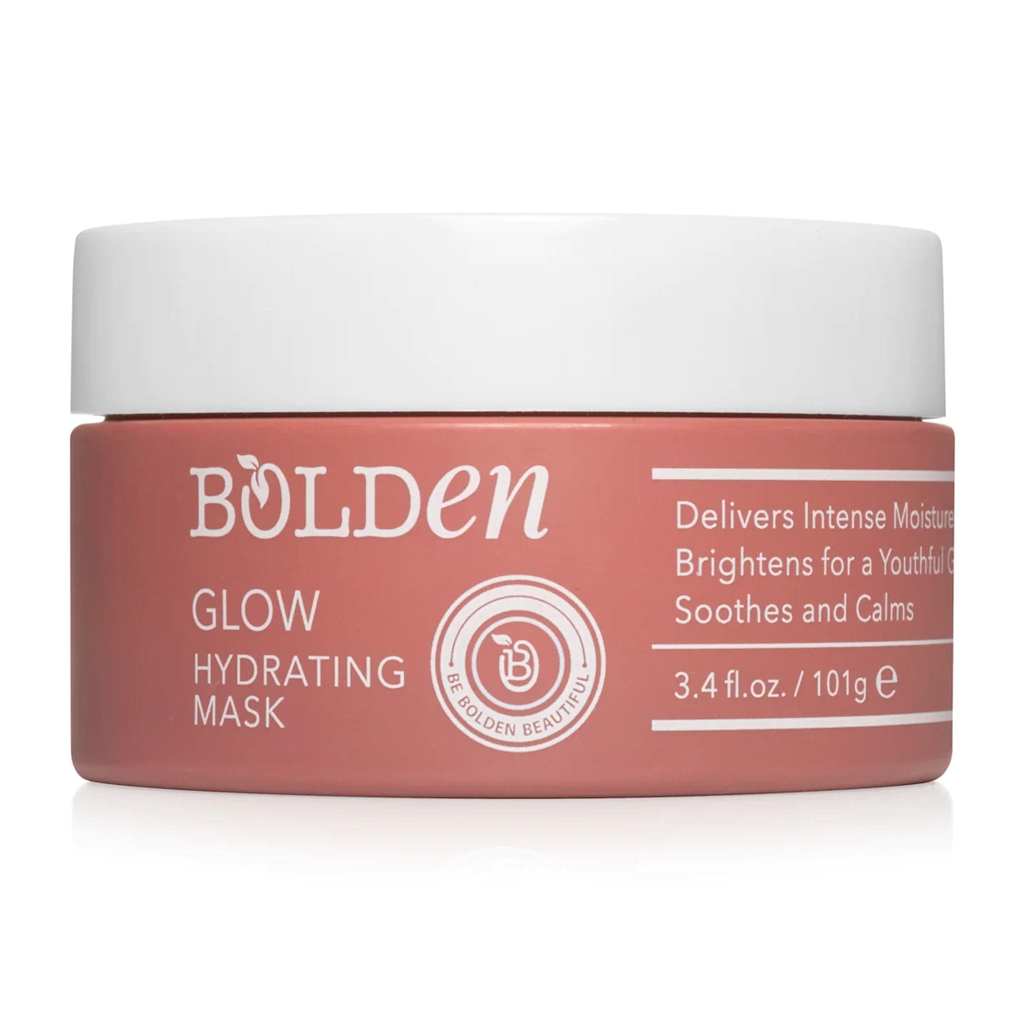 GLOW Hydrating Mask | Deep Moisturizing Facial Mask for Dry Skin | Gently Hydrating Hyaluronic Acid Moisturizer | Non-Comedogenic | 3.4 Fl Oz