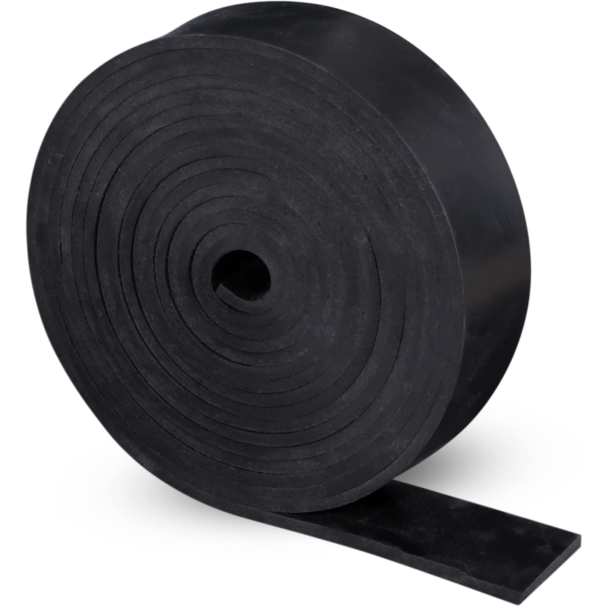Solid Rubber Sheets,Strips,Rolls 1/8" (.125") Thick x 1" Wide x 118" Long Neoprene Rubber Mat