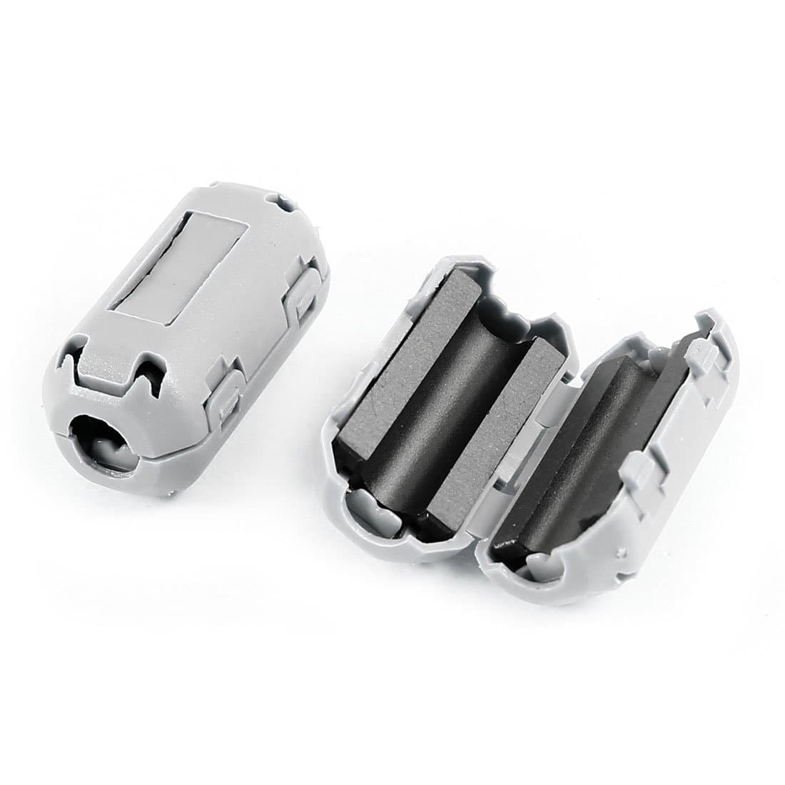 2 Pcs UF35B Noise Filter Ferrite Clip for 5mm Dia Audio Video Cable