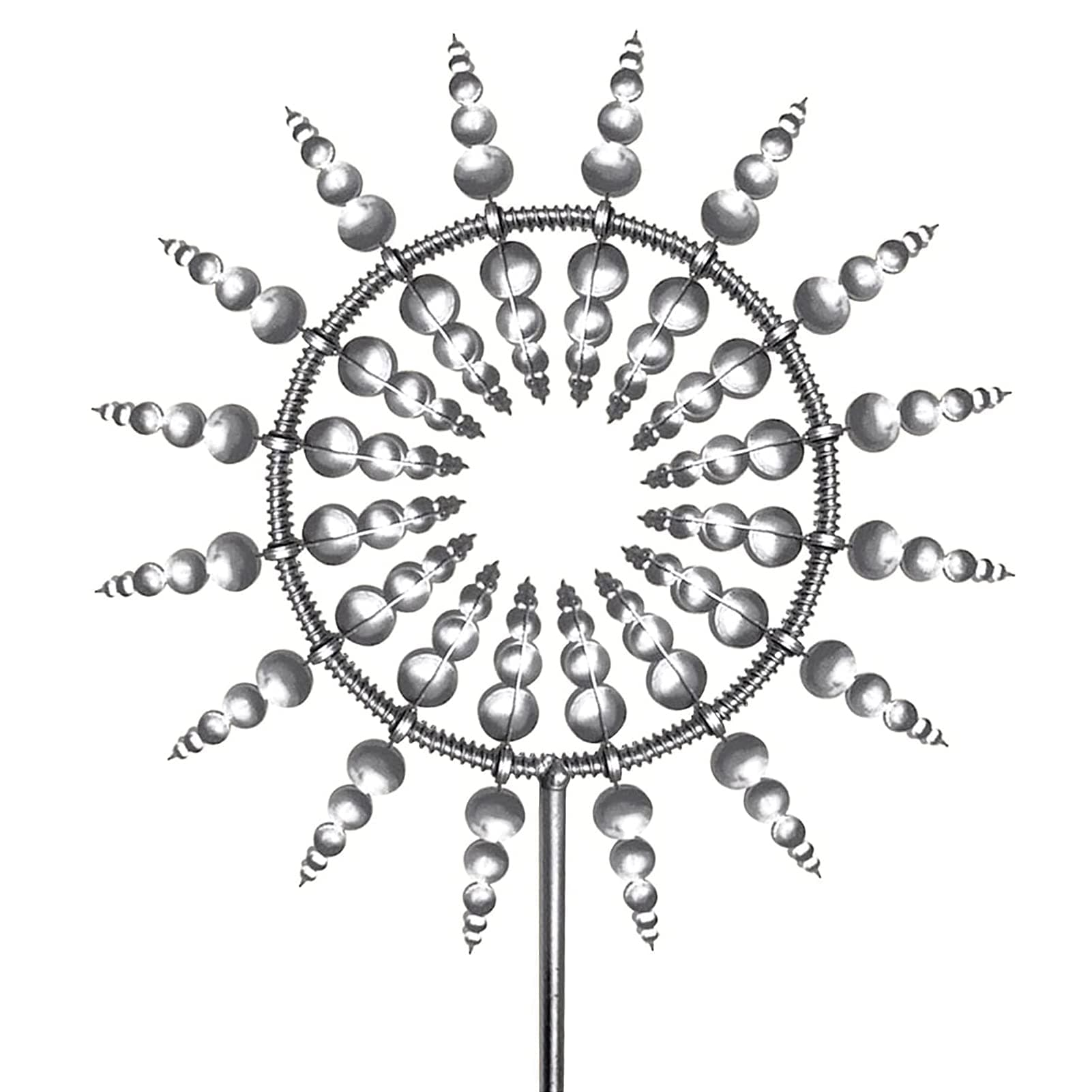 Unique and Magical Metal Windmills for The Yard Garden with Metal Garden Stake - Kinetic Garden Metal Wind Spinner - Kinetic Metal Wind Spinners for Patio Lawn & Garden，Garden Decor Whirligig Series