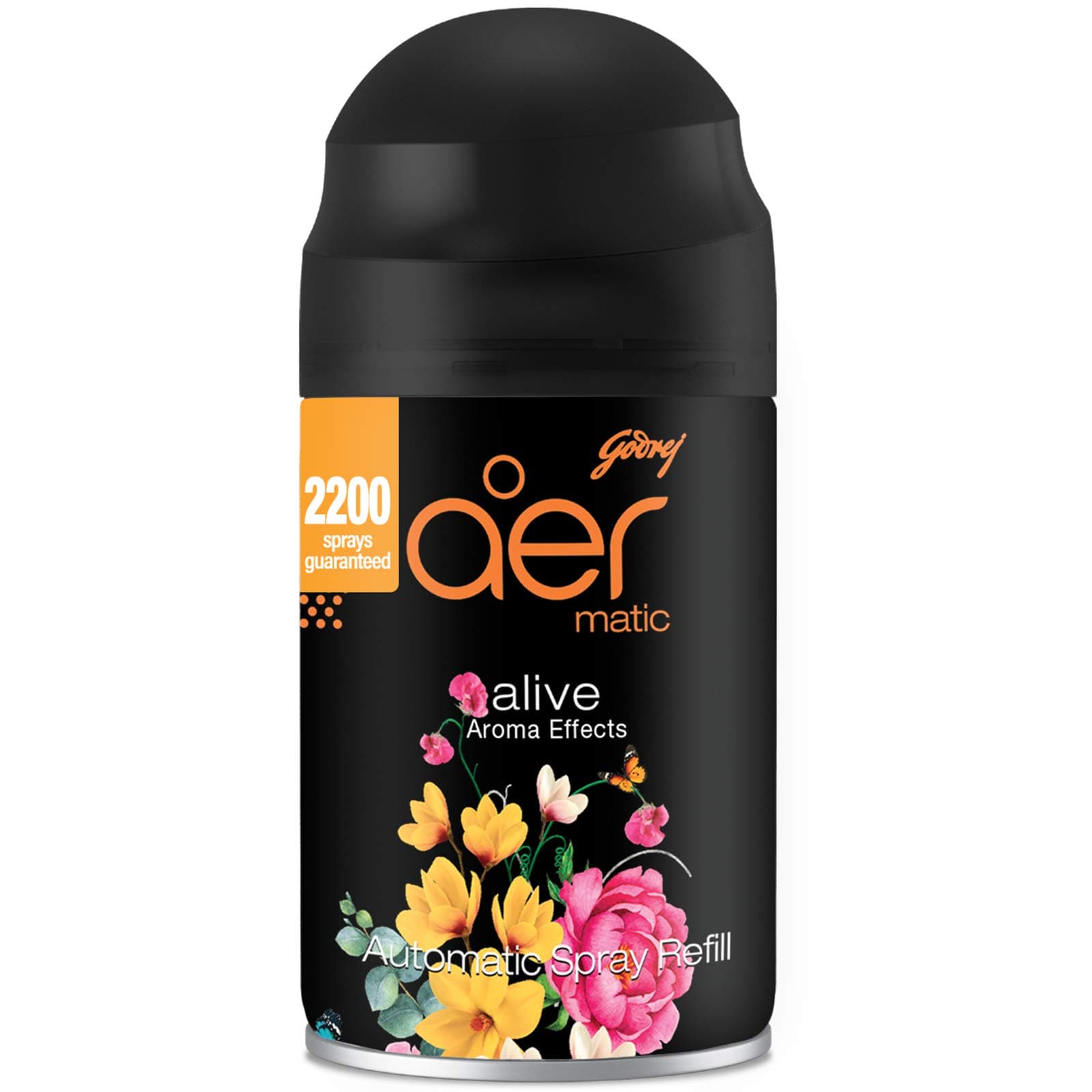 Matic Refill Automatic Air Freshener | Alive | 2200 Spray Guaranteed | Lasts up to 60 Days (225ml)